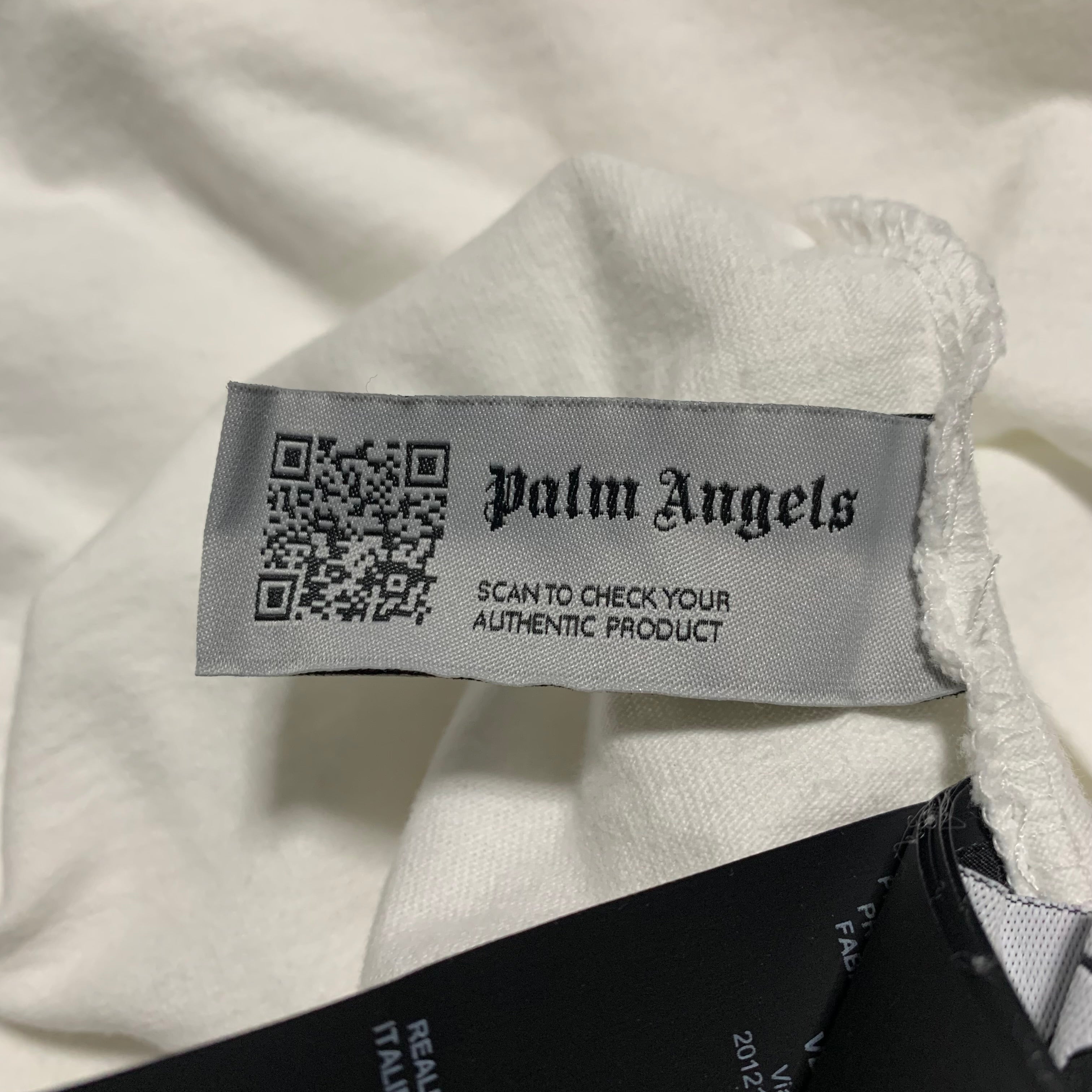 Palm Angels Large Kill The Bear White Tee