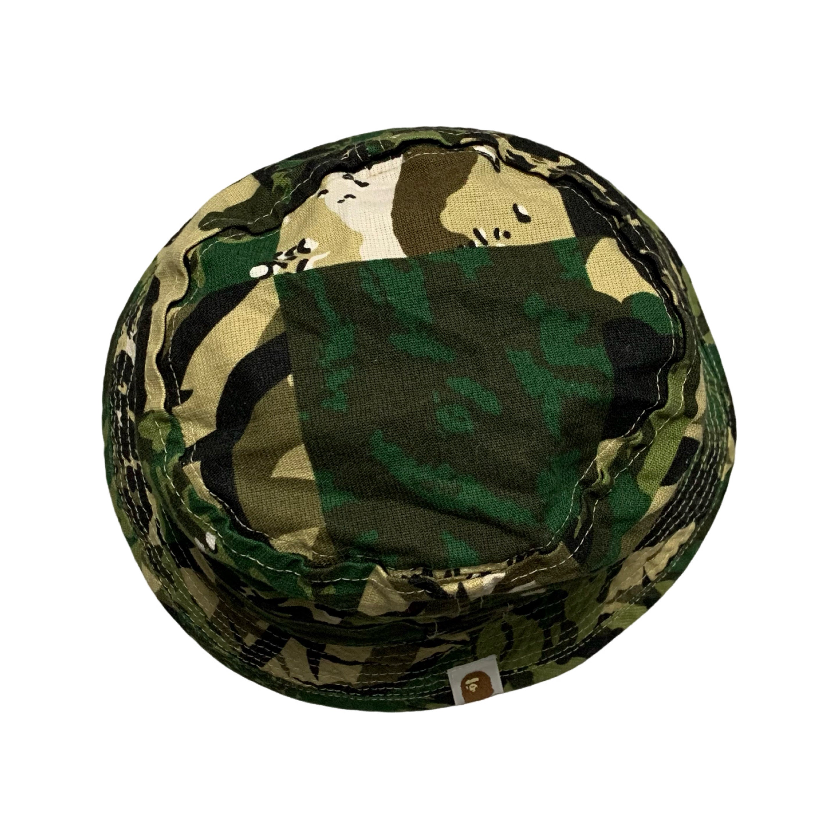 Bape Bucket Hat Green Mix Camo A Bathing Ape