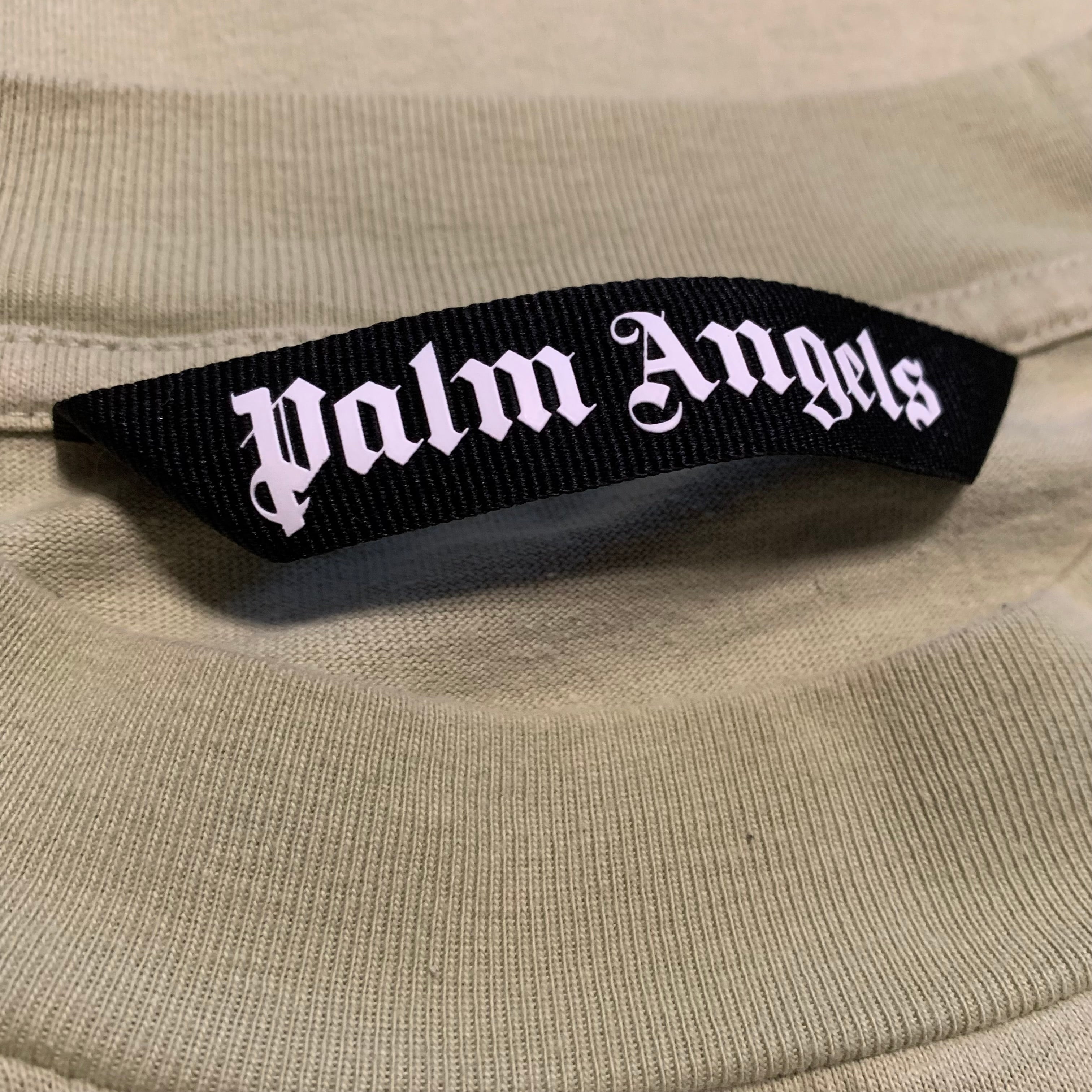 Palm Angels Large Classic Bear Mint Green Tee