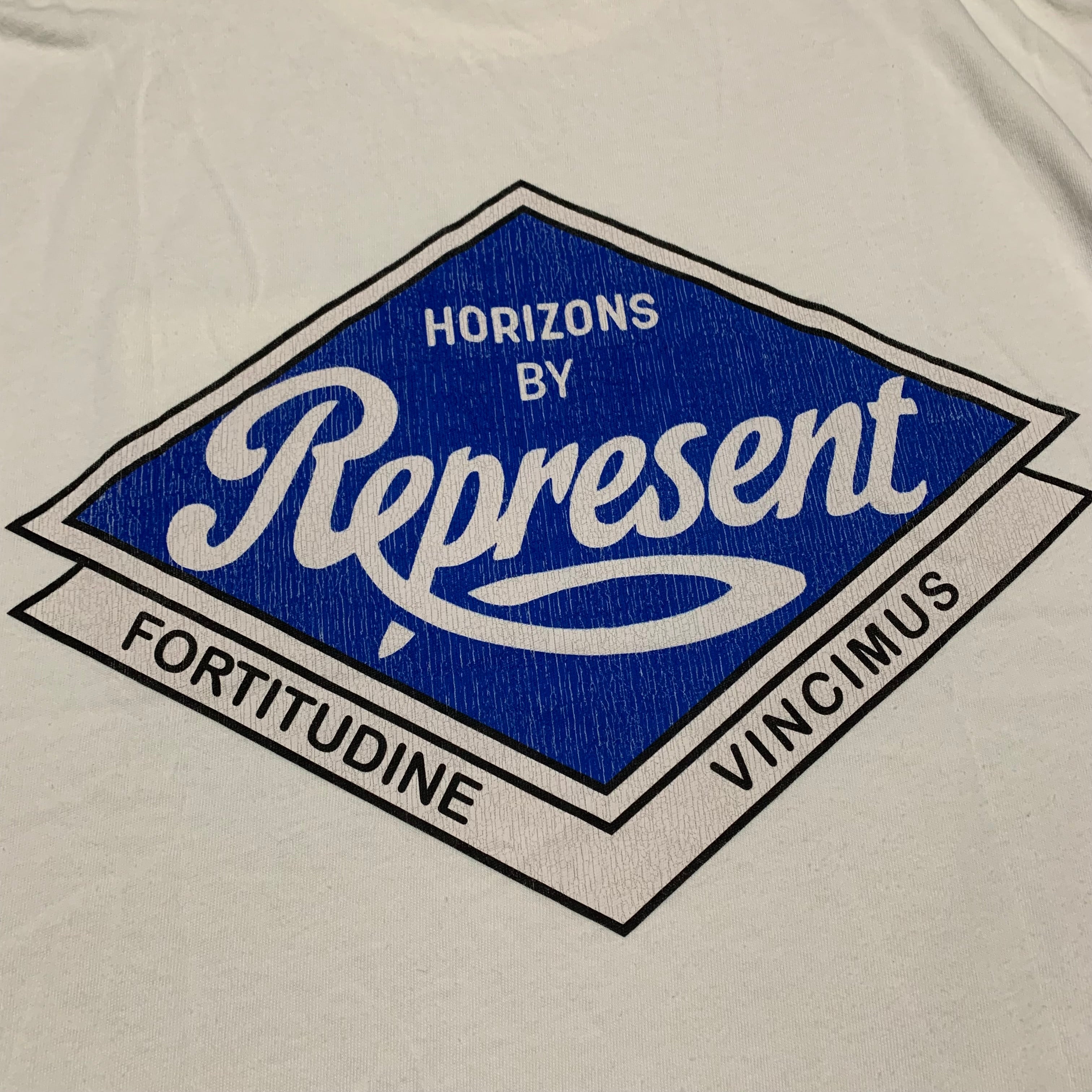 Represent Medium Classic Parts Flat White Pocket Tee