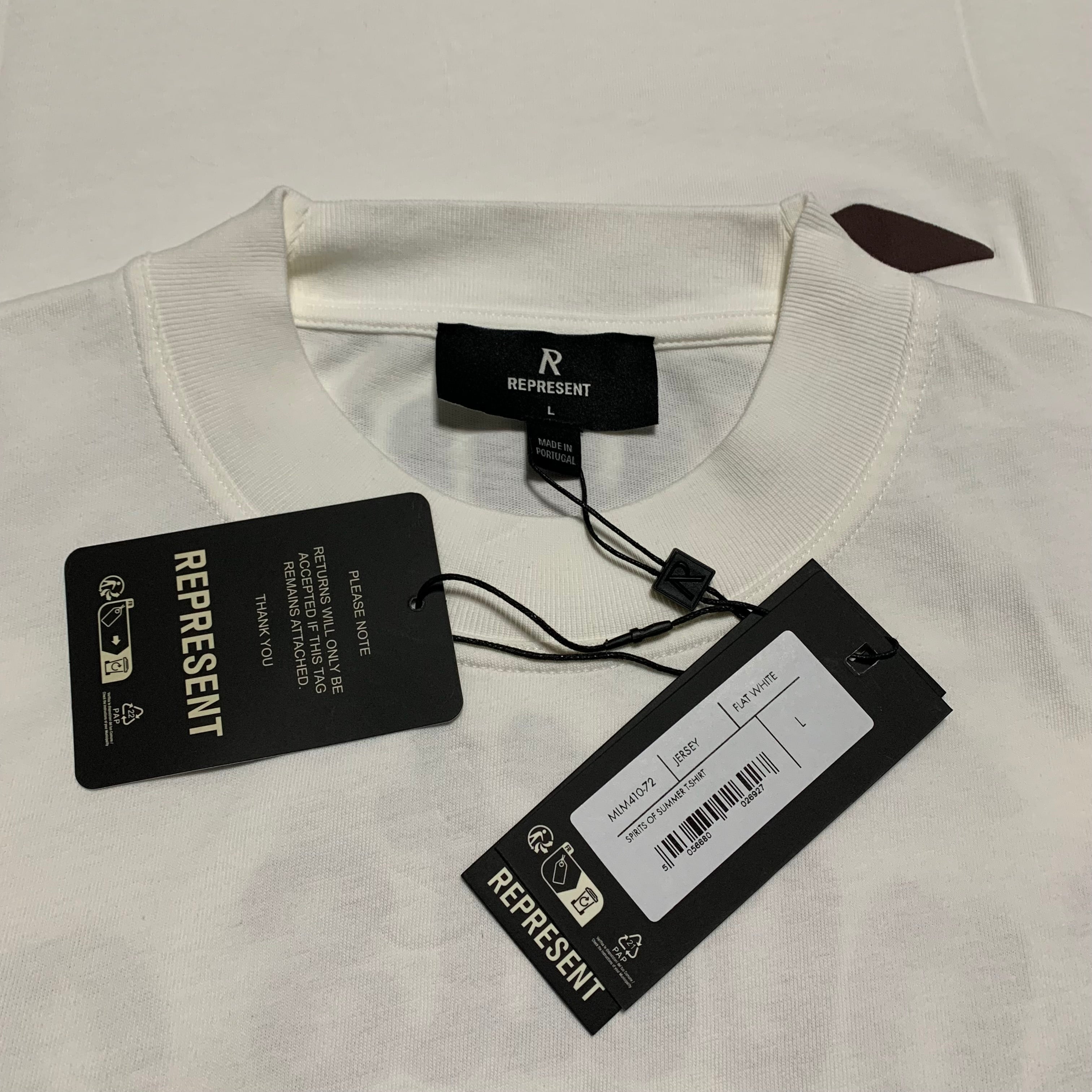 Represent Large Spirits Of Summer Flat White Tee