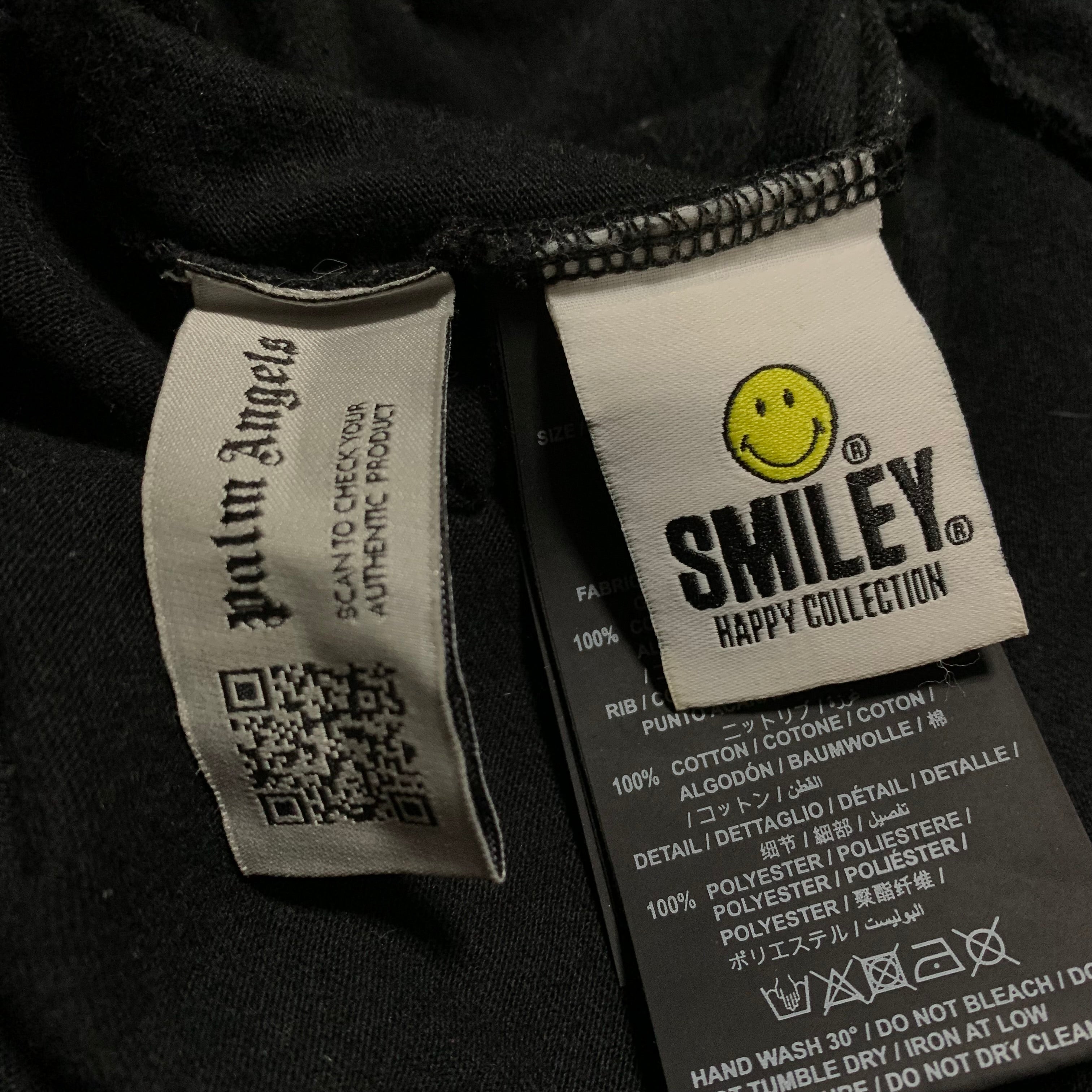 Palm Angels Medium Burning Head Black Tee