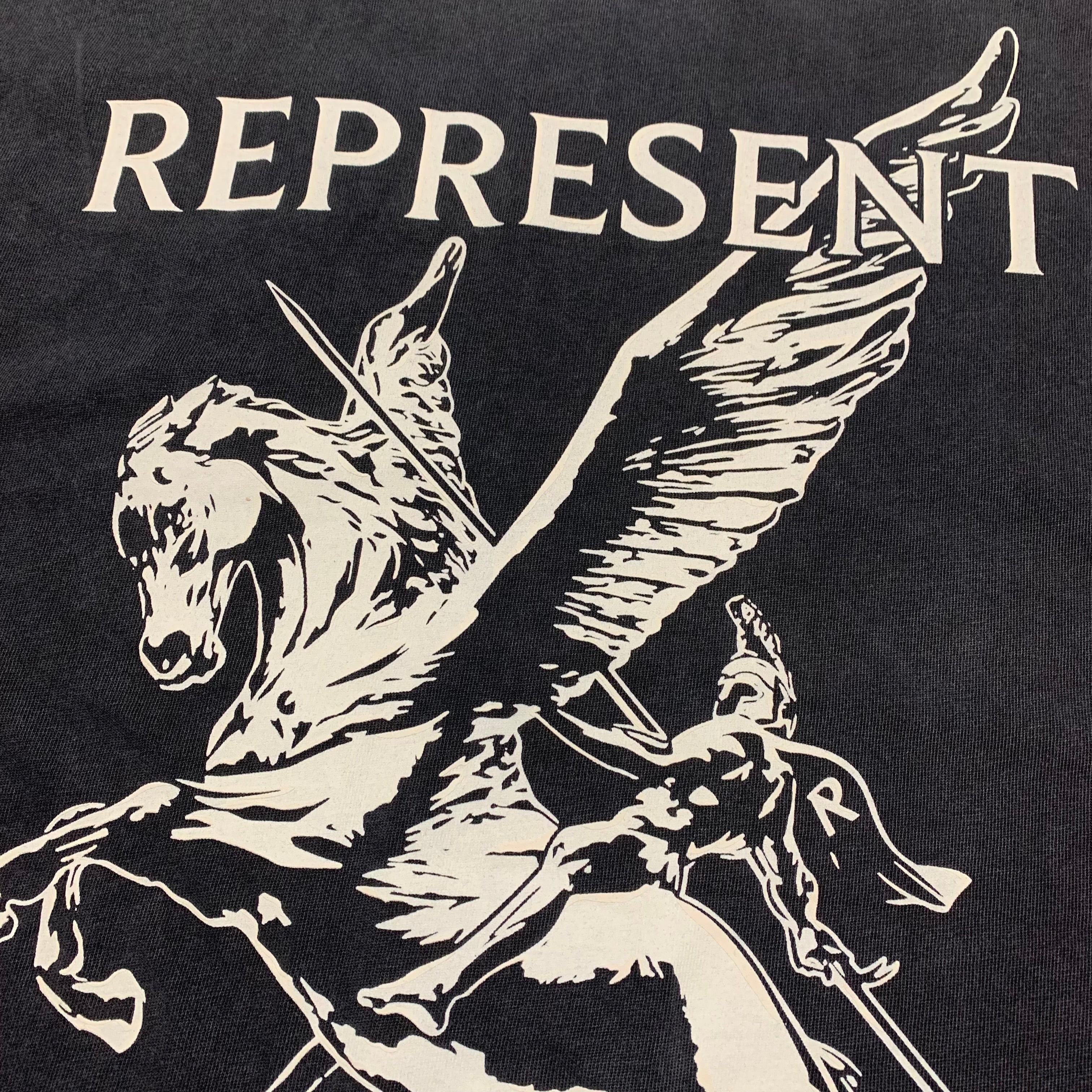 Represent Medium Mascot Vintage Grey Tee