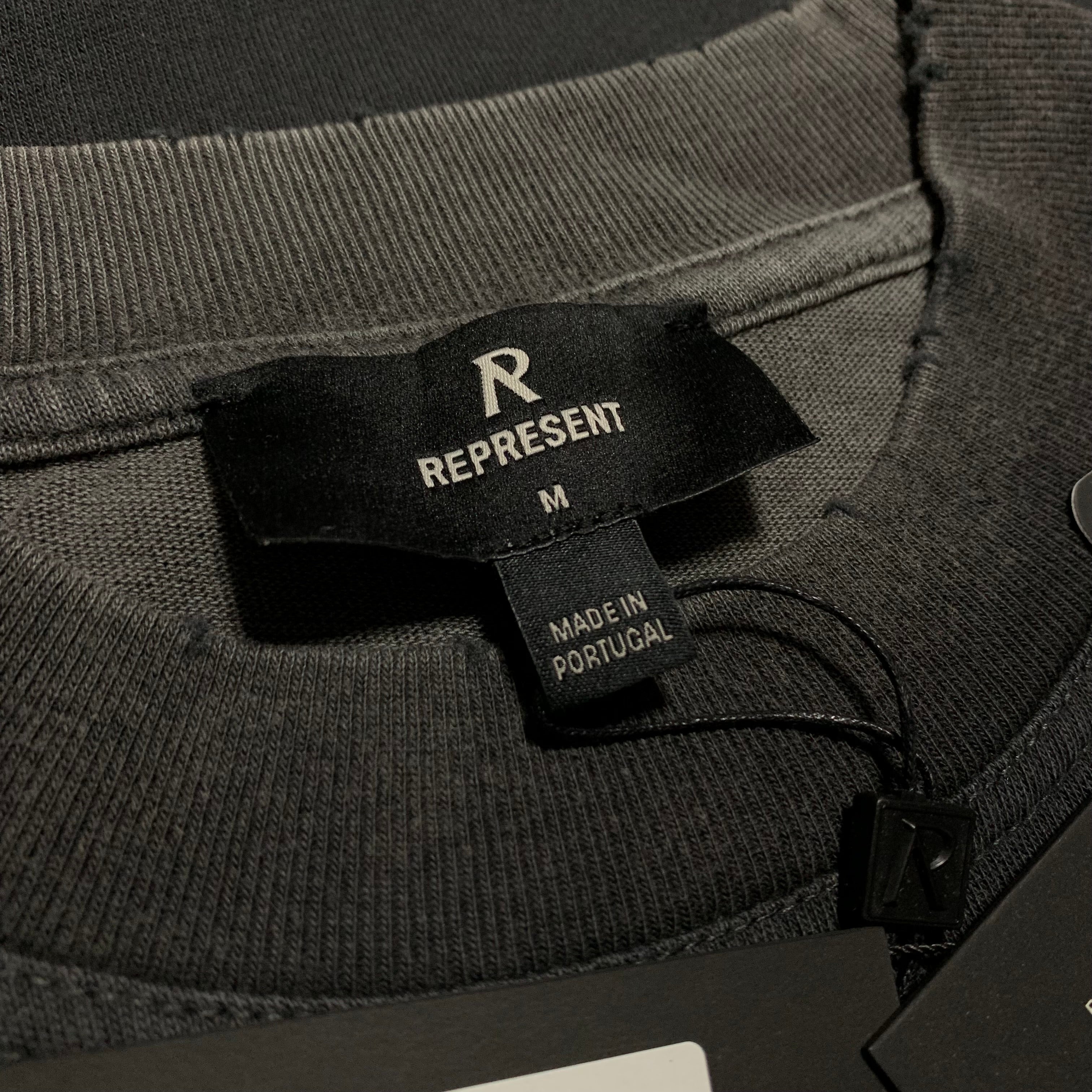 Represent Medium Reign In Pain Vintage Black Tee Spirit Reaper