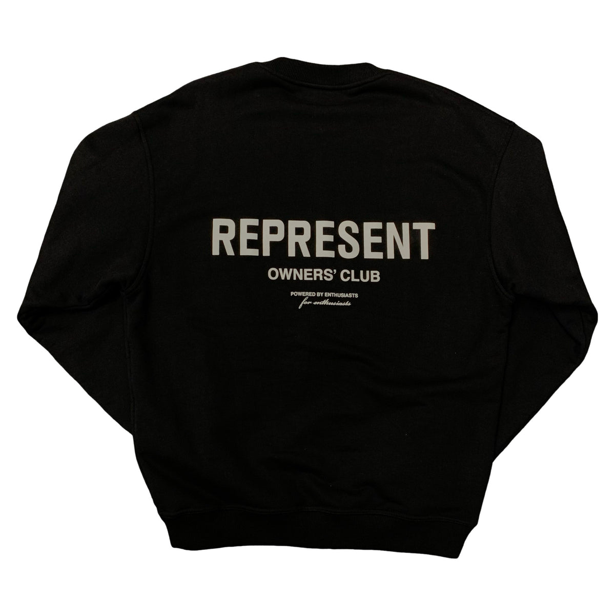 Represent Medium Sweatshirt Owners Club Jet Black Crewneck