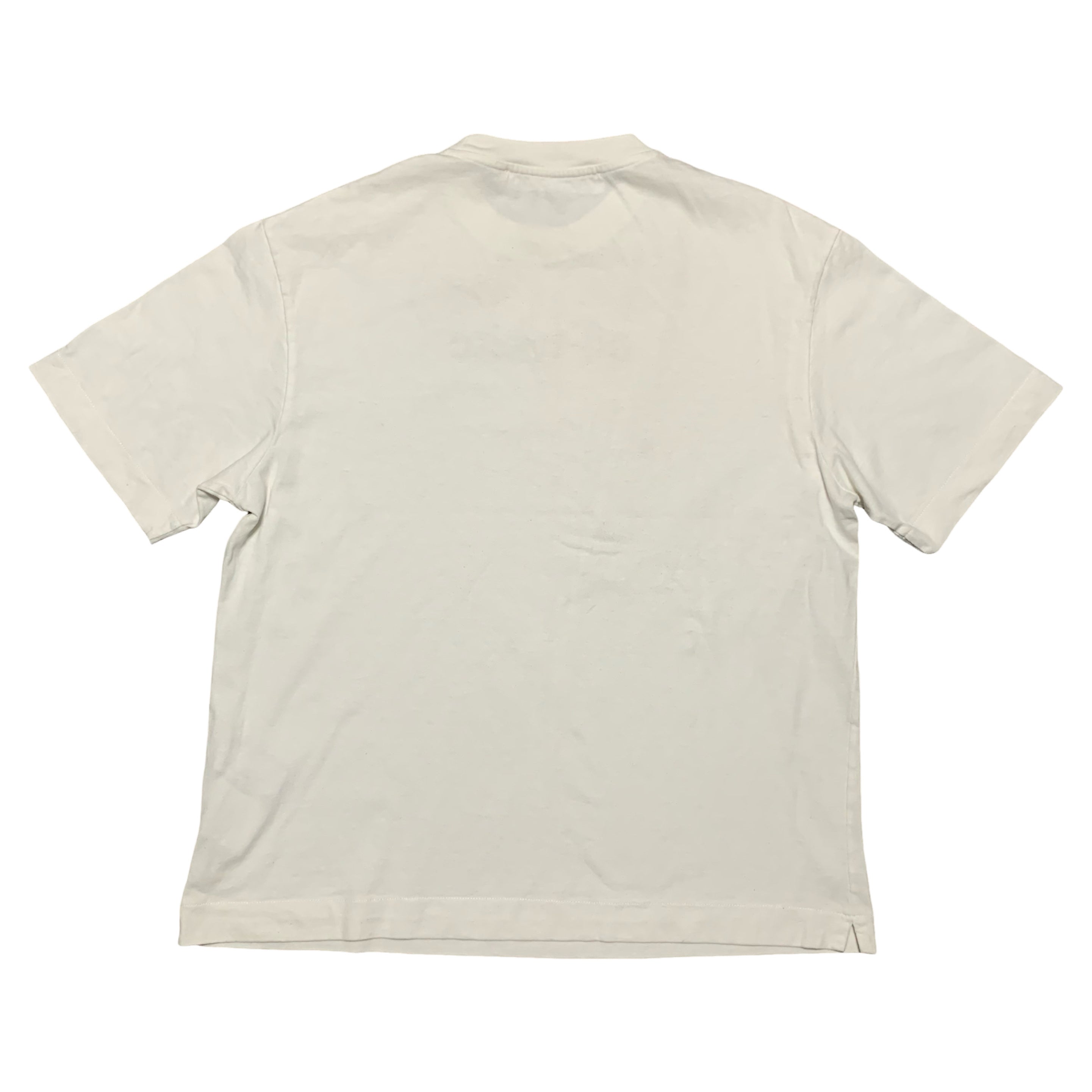 Off White Small Graphic White Tee Virgil Abloh Boxy Fit