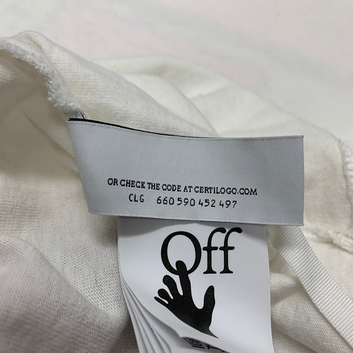 Off White Small Tee Marker Arrows White T-Shirt Virgil Abloh