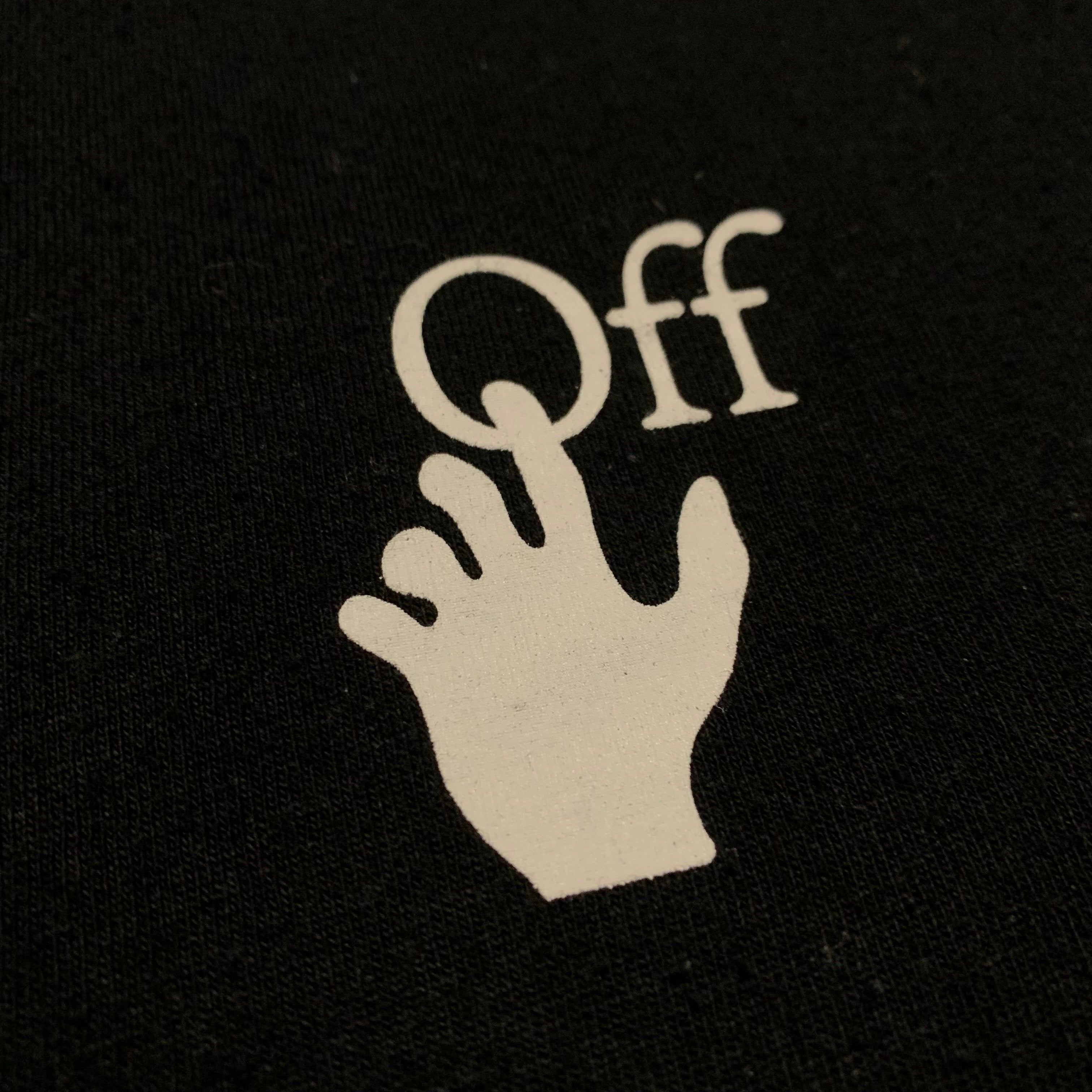 Off White Large Caravaggio Lute Black Tee Virgil Abloh