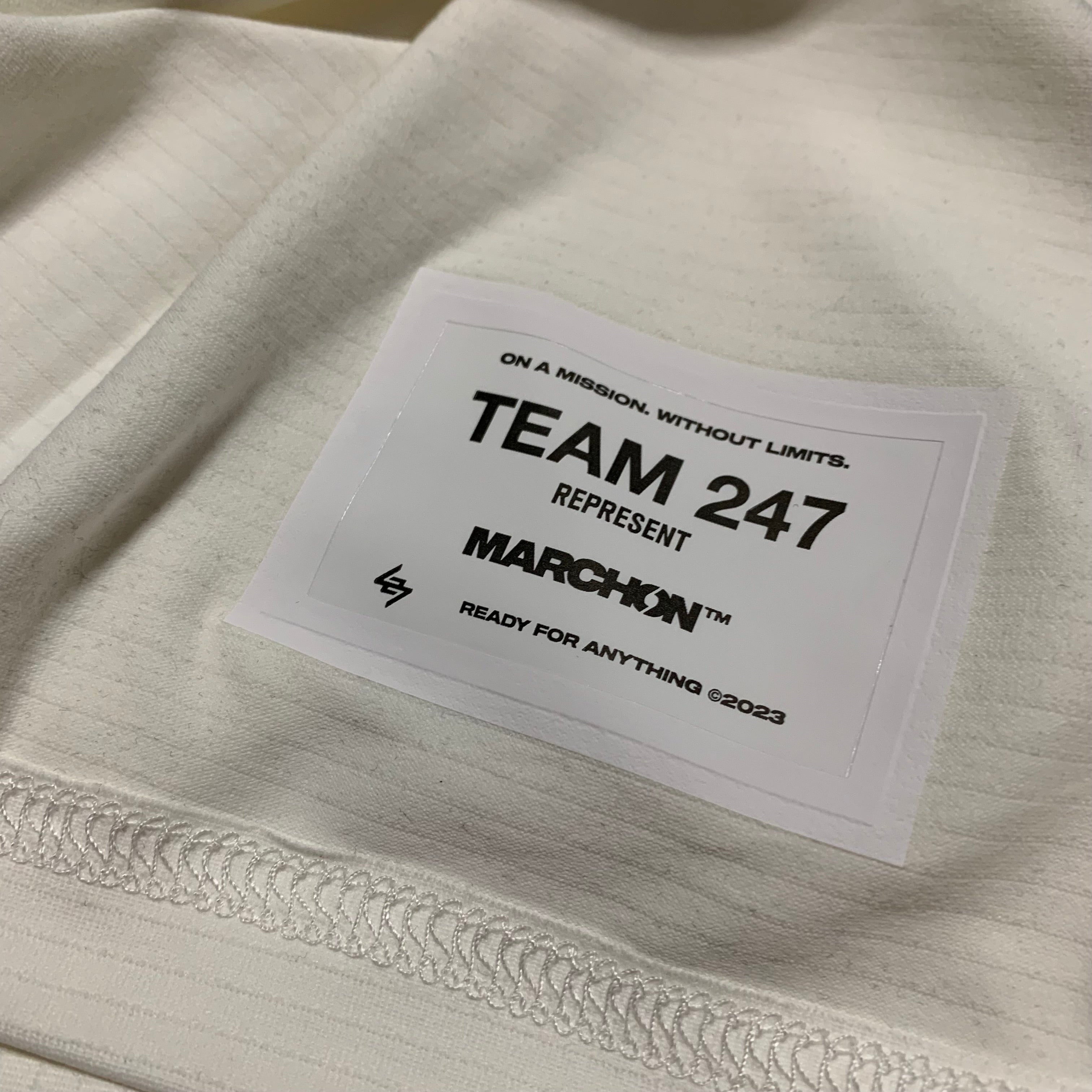 Represent XXL Marchon Team 247 Flat White Tee Oversized Tank Top