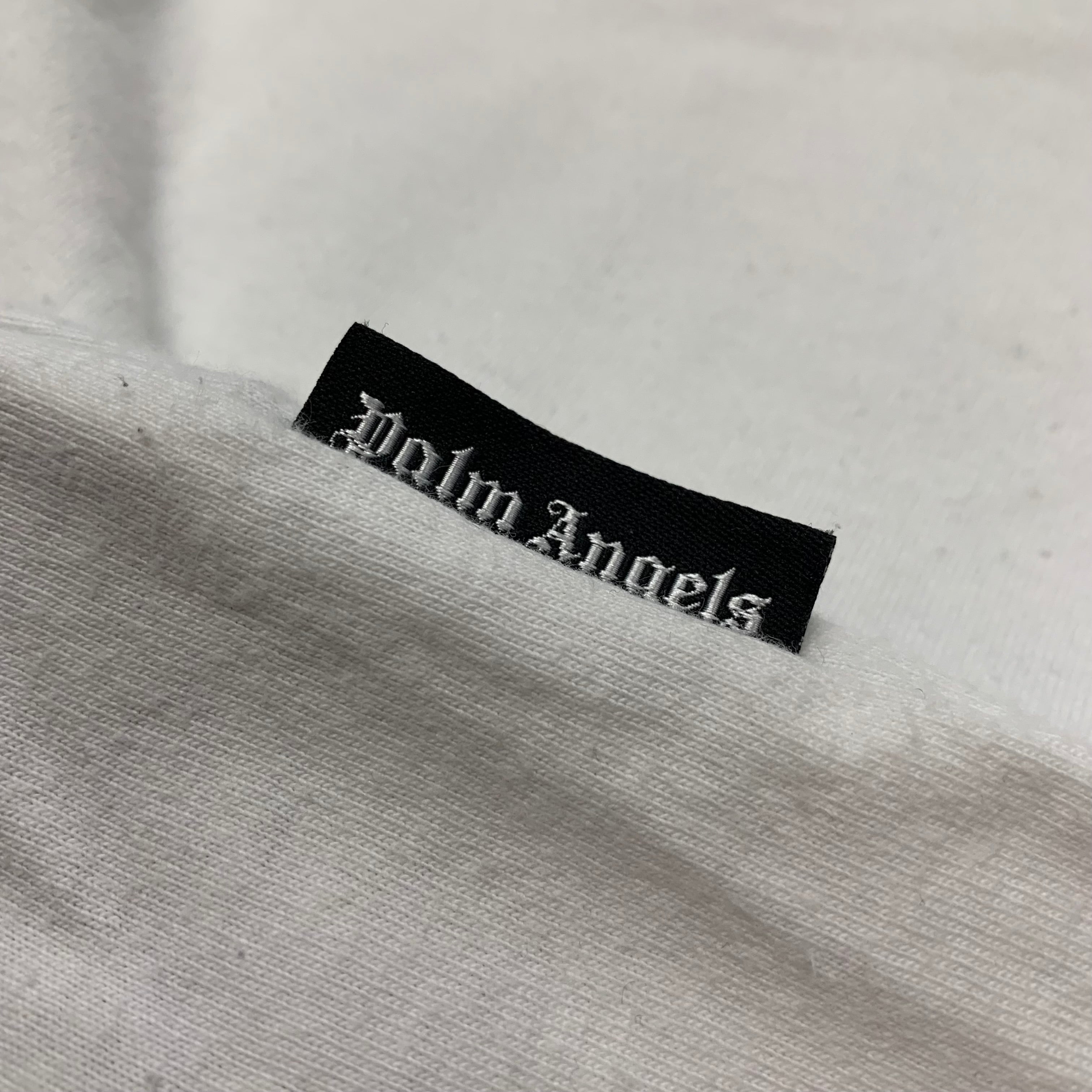 Palm Angels Small Tee Hunter Leon Classic White T-Shirt