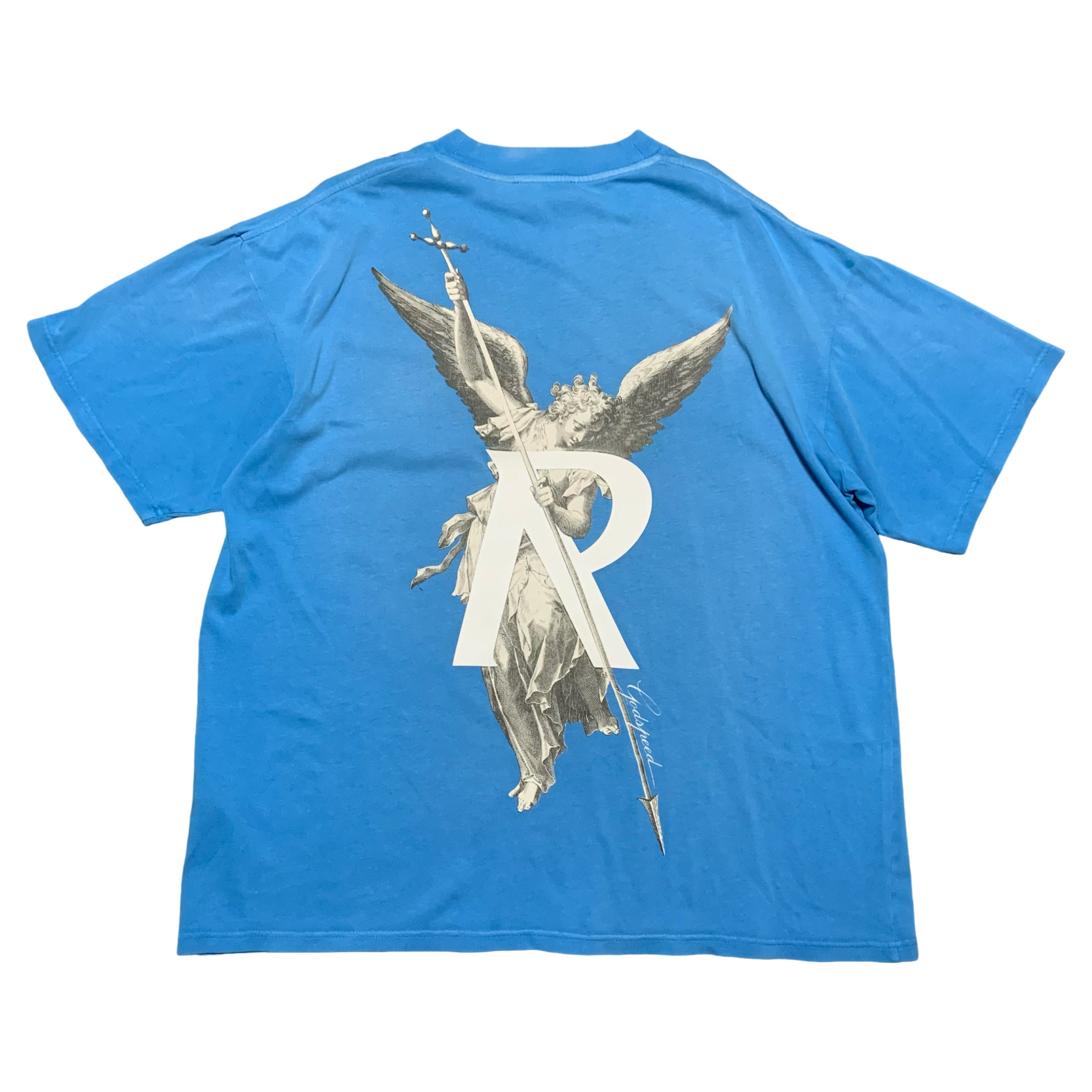 Represent Large Archangel Sun Fade Electric Blue Tee