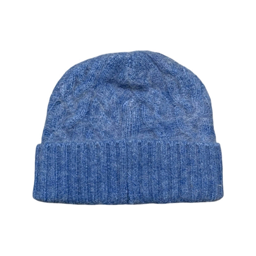 Represent Beanie Electric Blue Cable Knit Beanie Hat