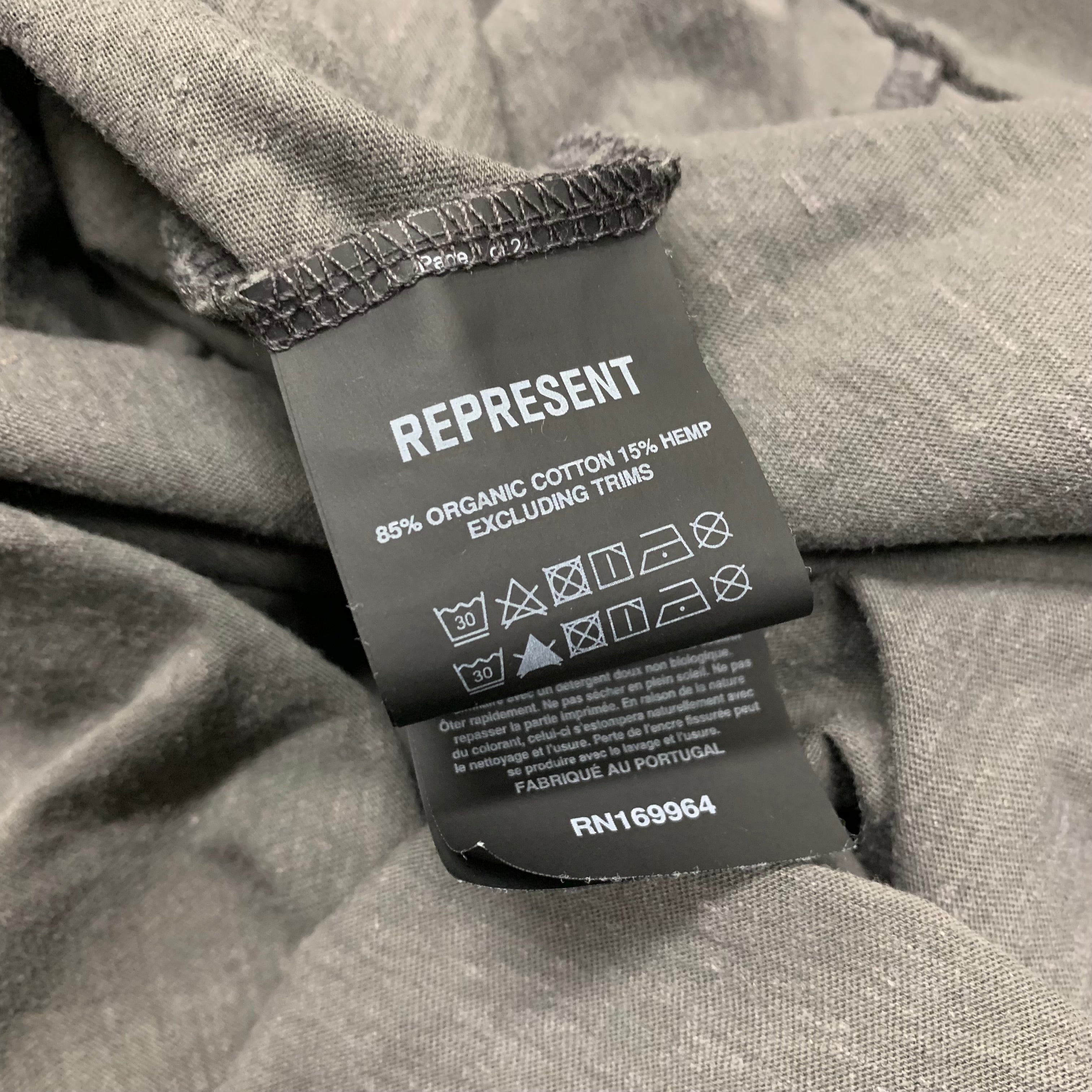 Represent XL Oasis Tee Definitely Maybe Sun Fade Grey T-Shirt