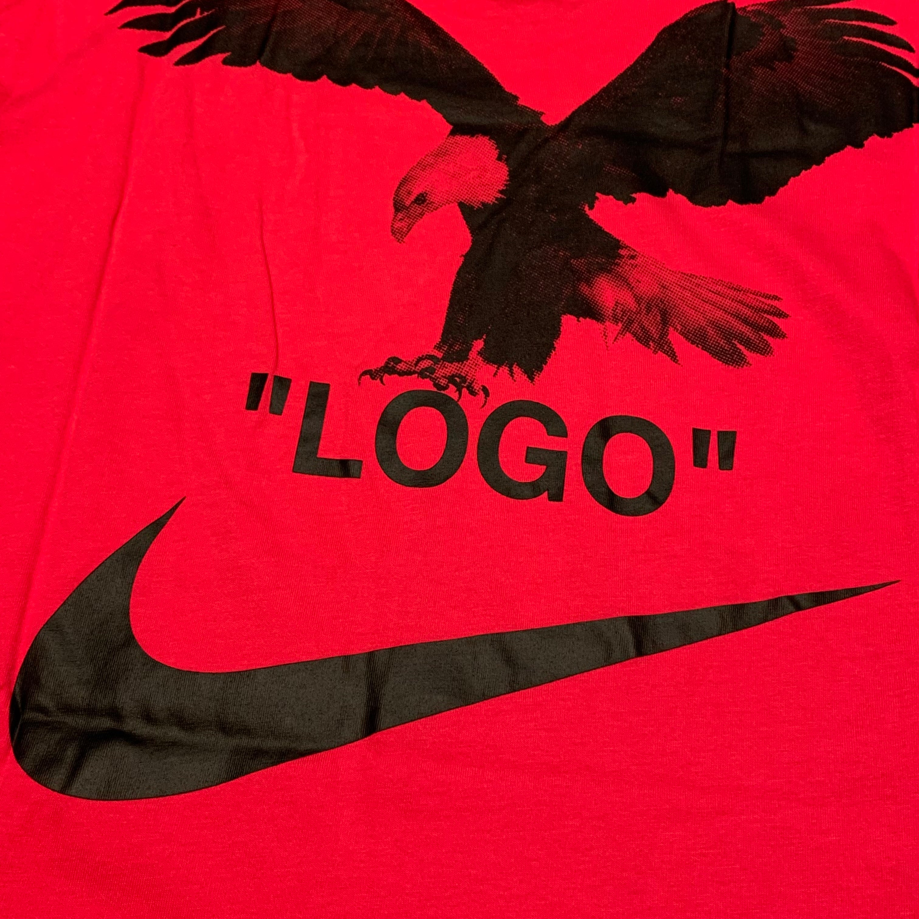 Off White Nike Medium NRG A6 Tie Graphic Pink Tee Virgil Abloh 2018