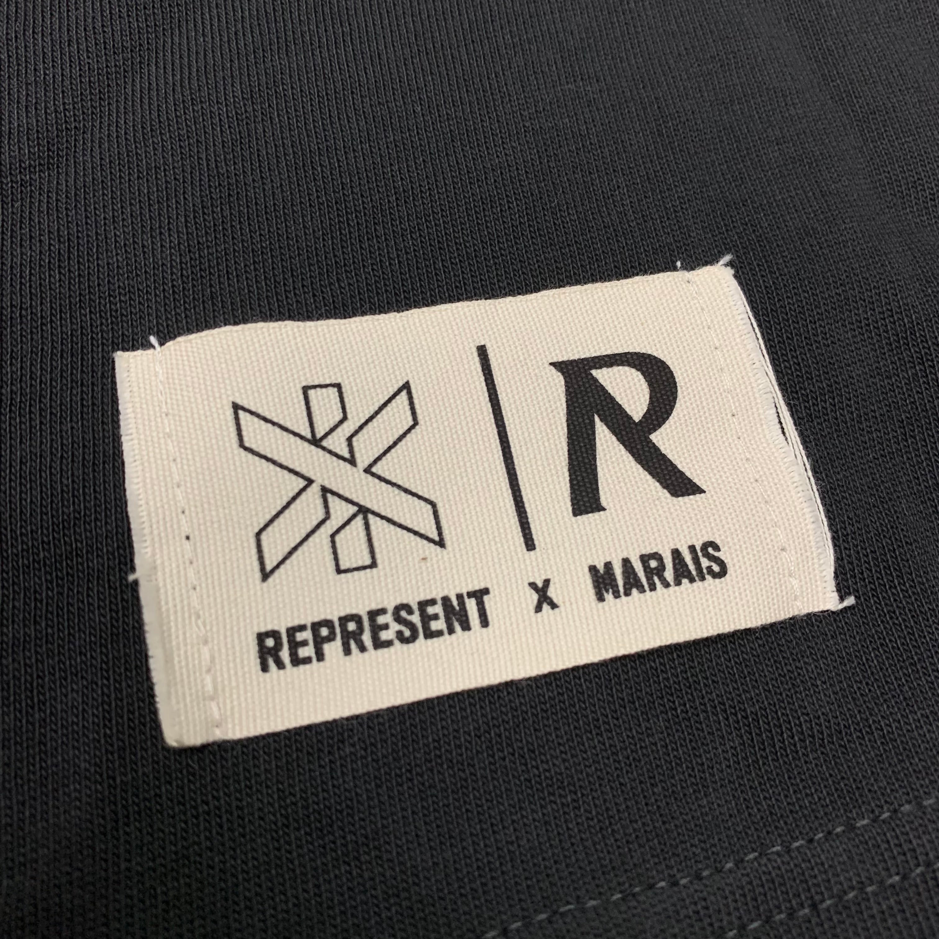 Represent Large Tee Marias 20th Anniversary Stained Black T-Shirt