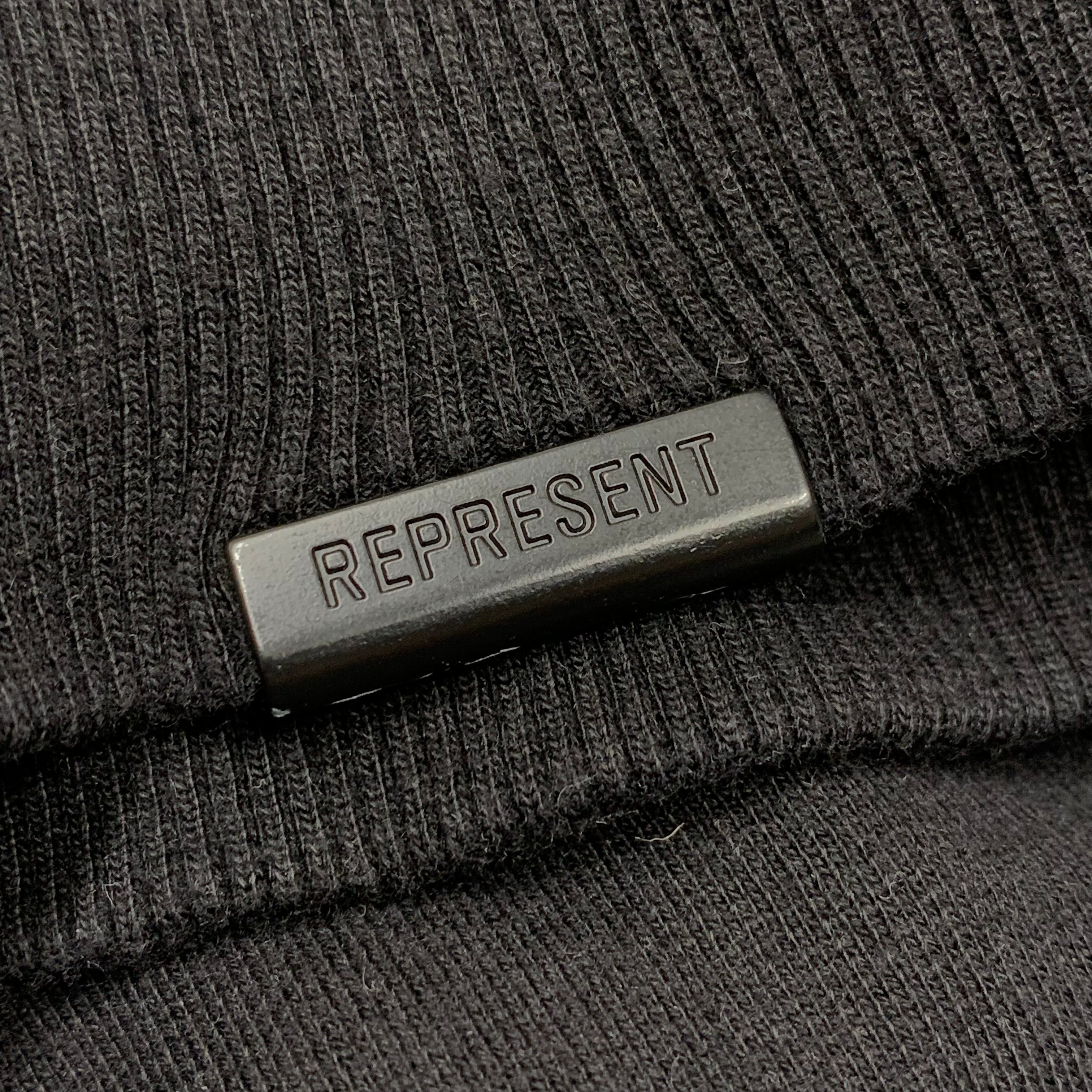 Represent Large Sweatshirt Vitesse Jet Black Crewneck