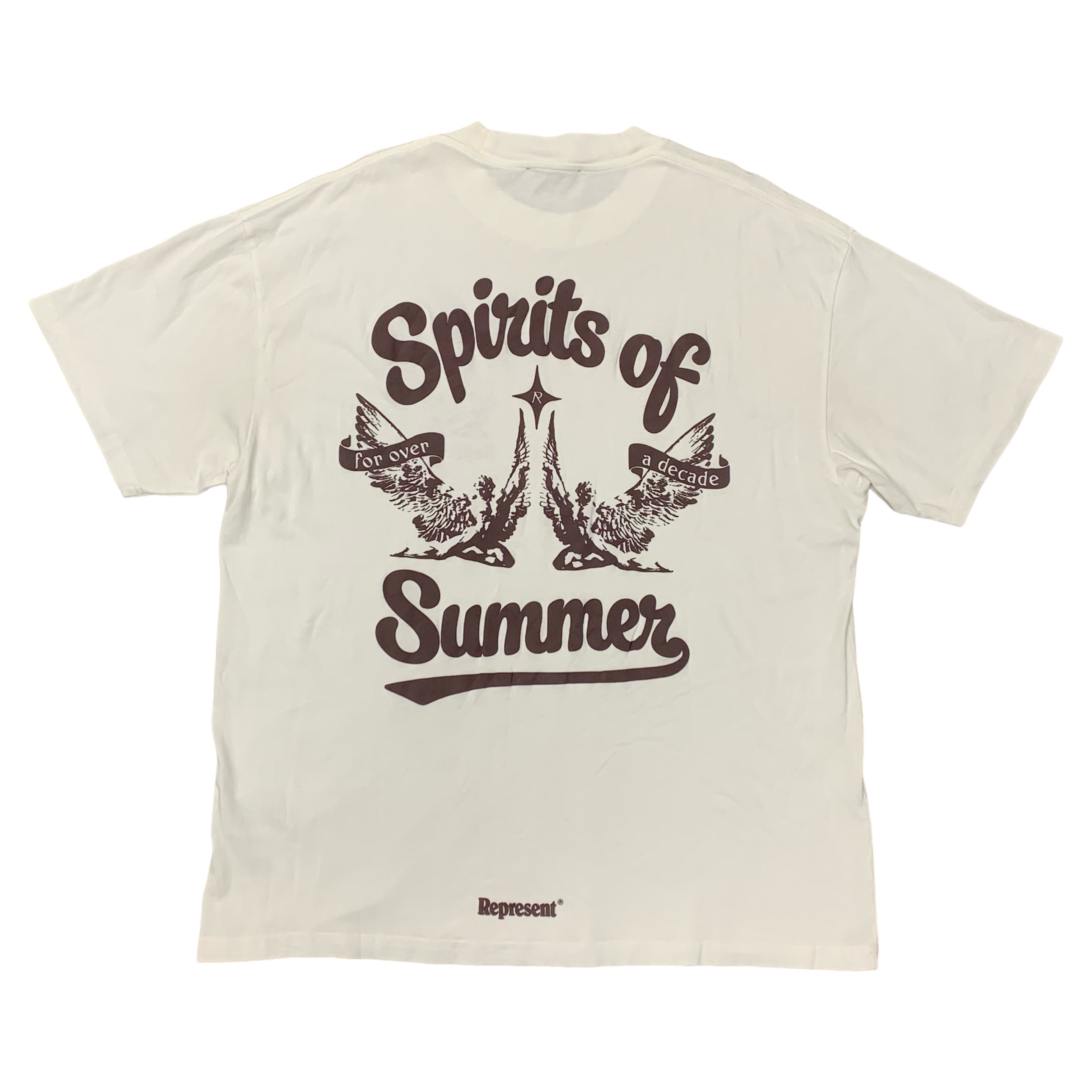 Represent Large Tee Spirit Of Summer Flat White T-Shirt