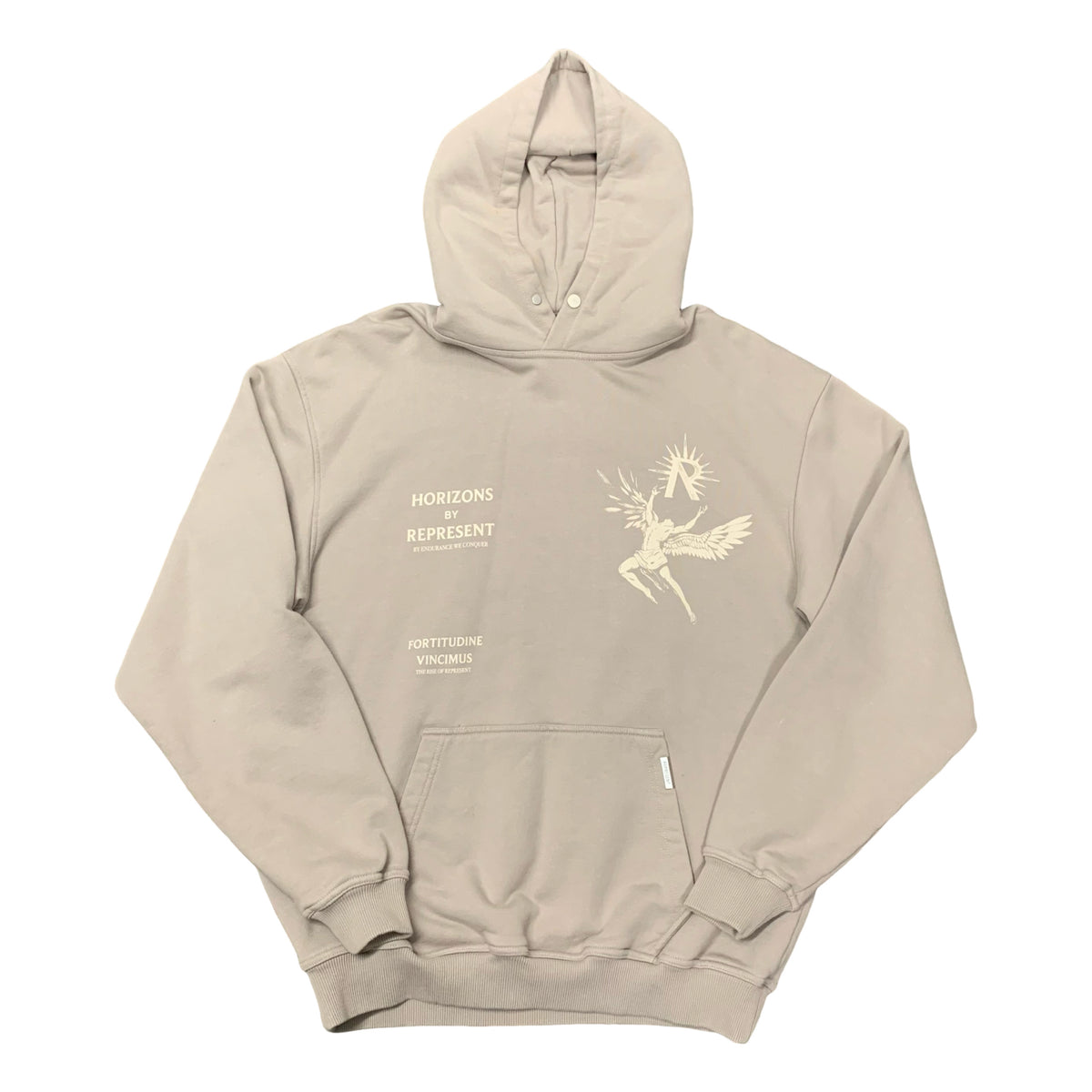 Represent Small Hoodie Icarus Beige Taupe Hoodie