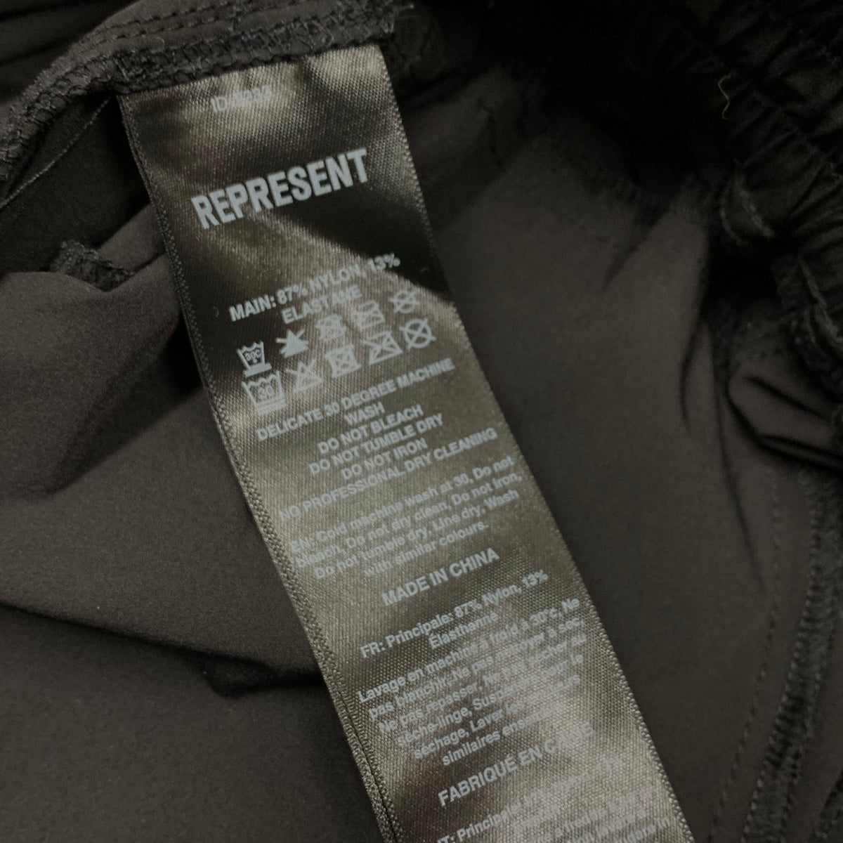 Represent Small Shorts 247 Pants Black Cargo Bottoms
