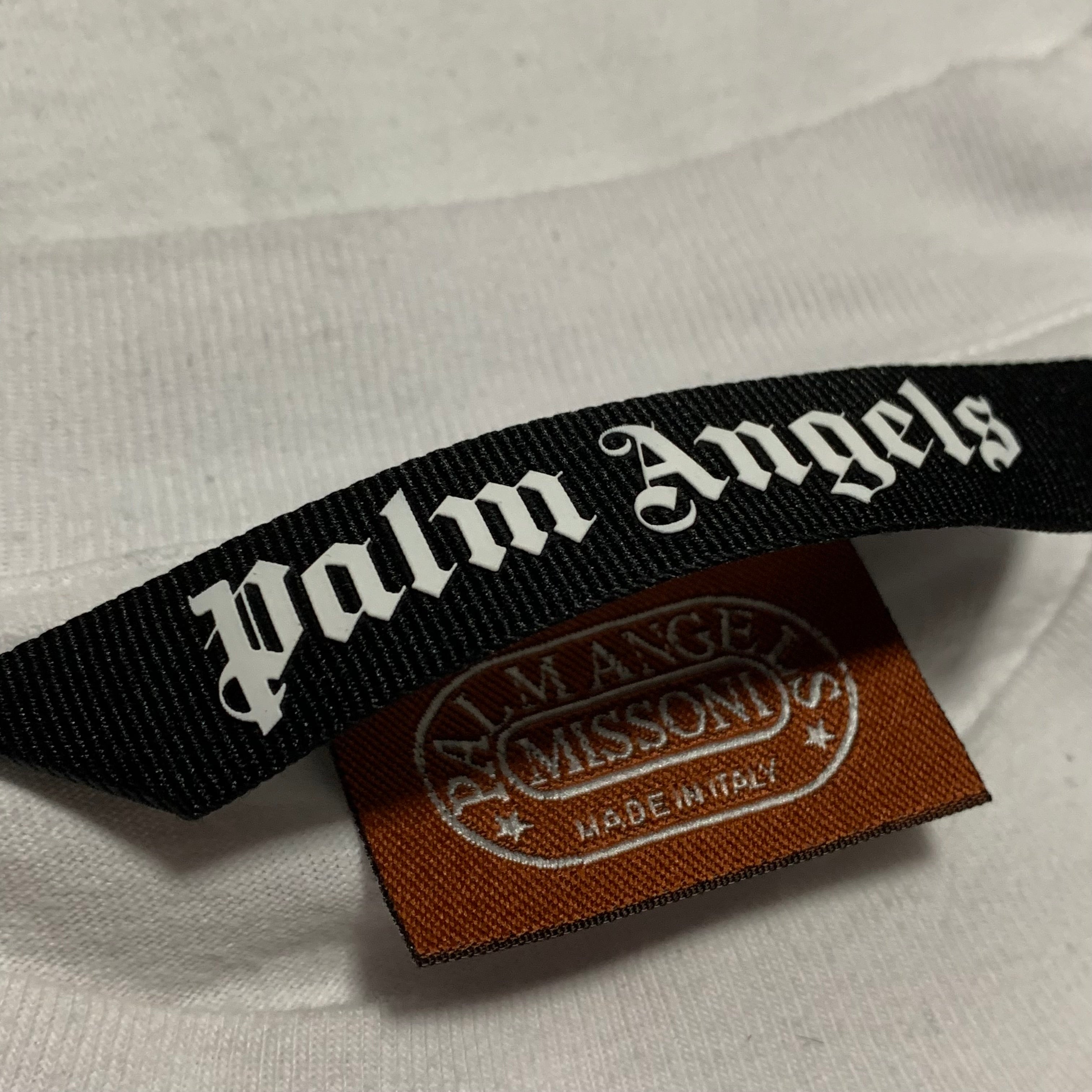 Palm Angels Medium Missoni Bear White Tee