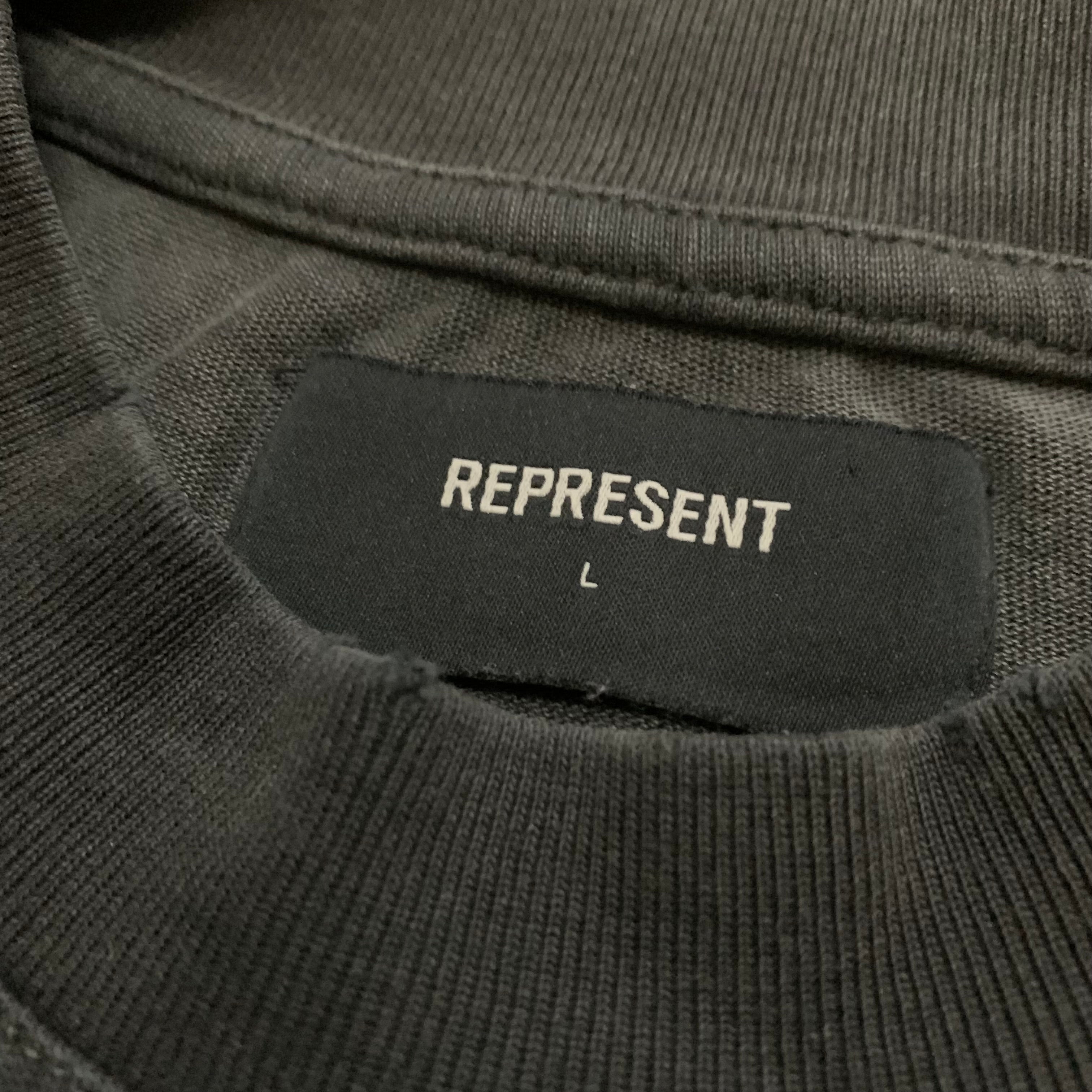 Represent Large Spirit Reaper Vintage Black Tee