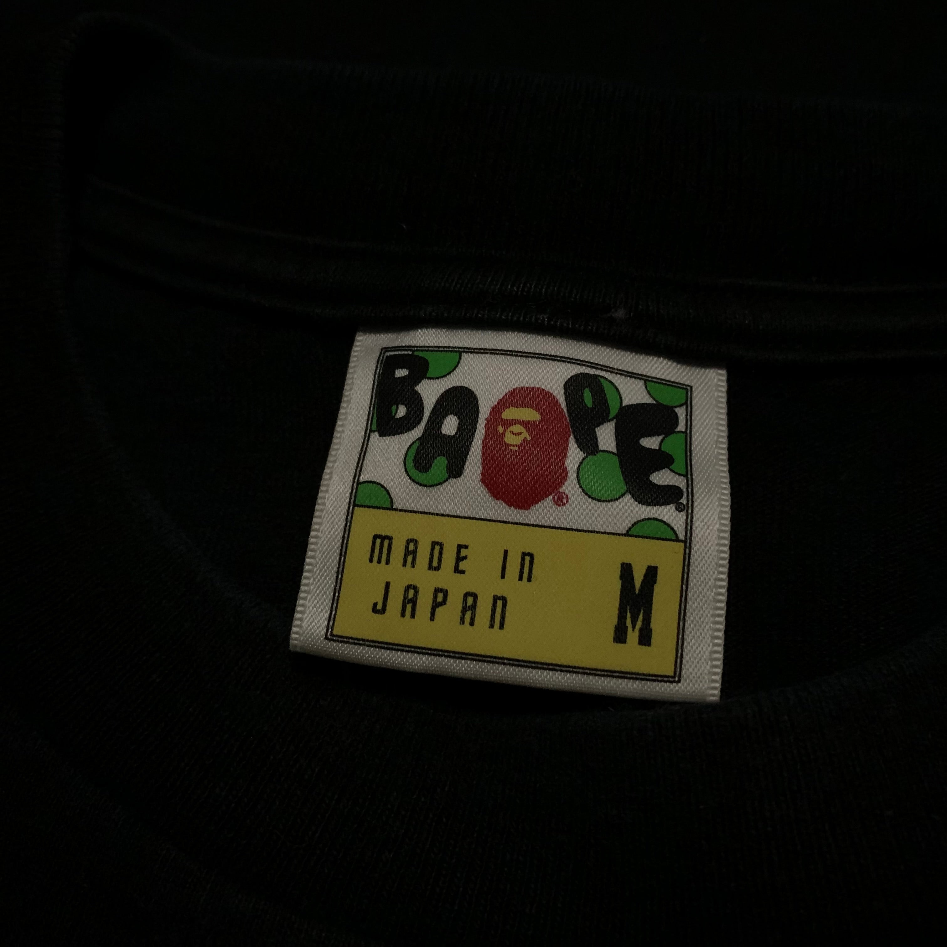 Bape Medium Graphic Black Tee A Bathing Ape