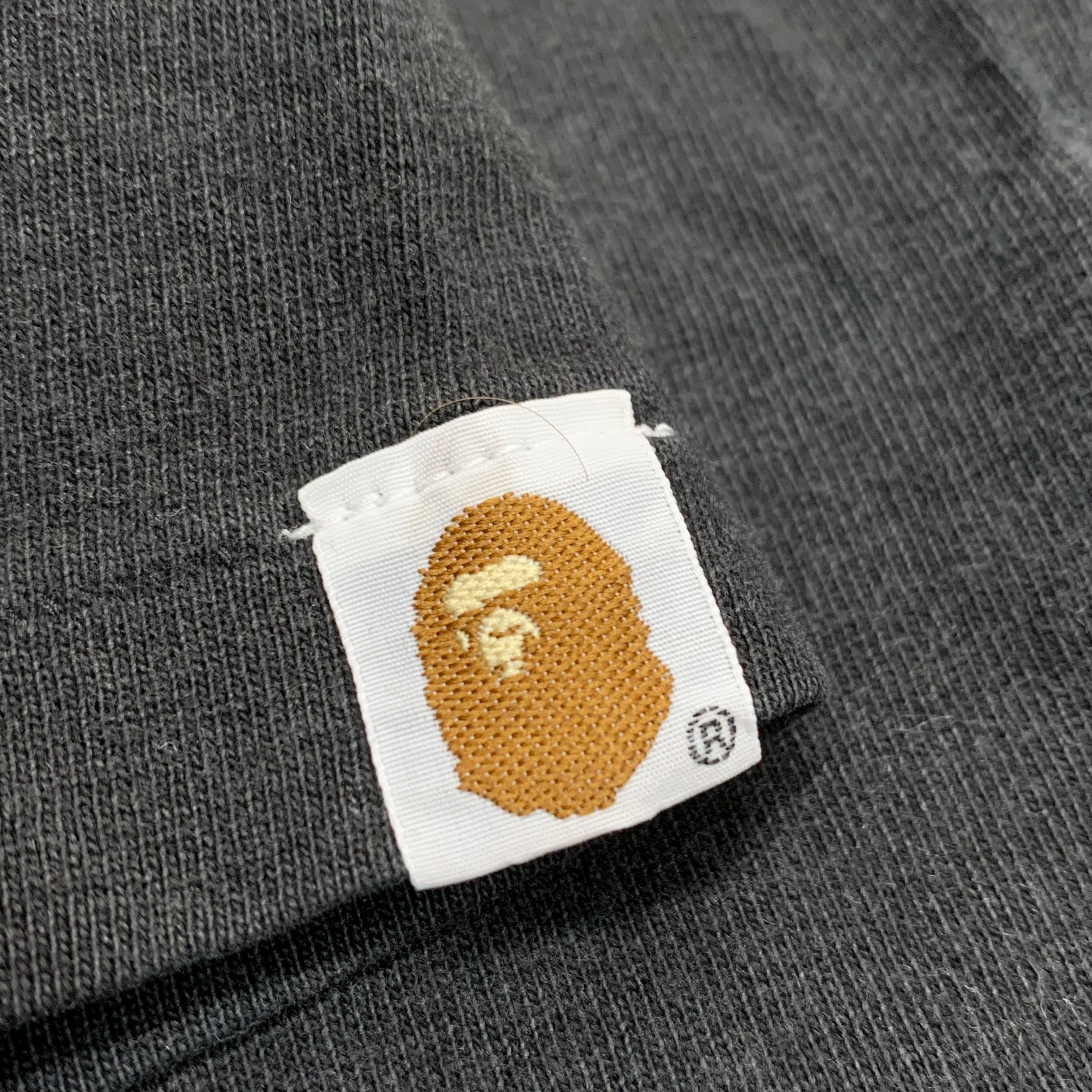 Bape Medium Tee Big Ape Head Black T-Shirt A Bathing Ape Vintage 90s