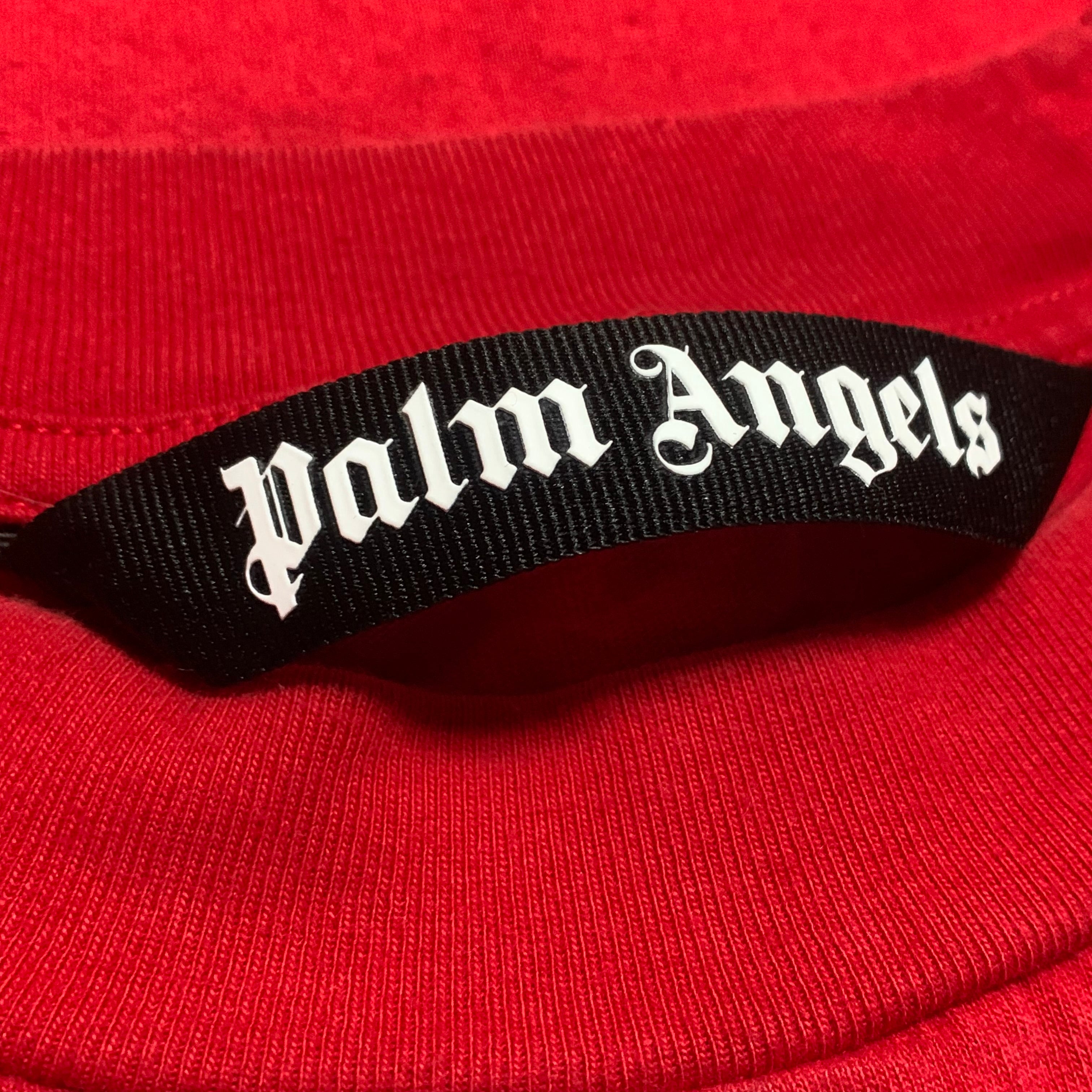 Palm Angels Medium Kill The Bear Red Tee