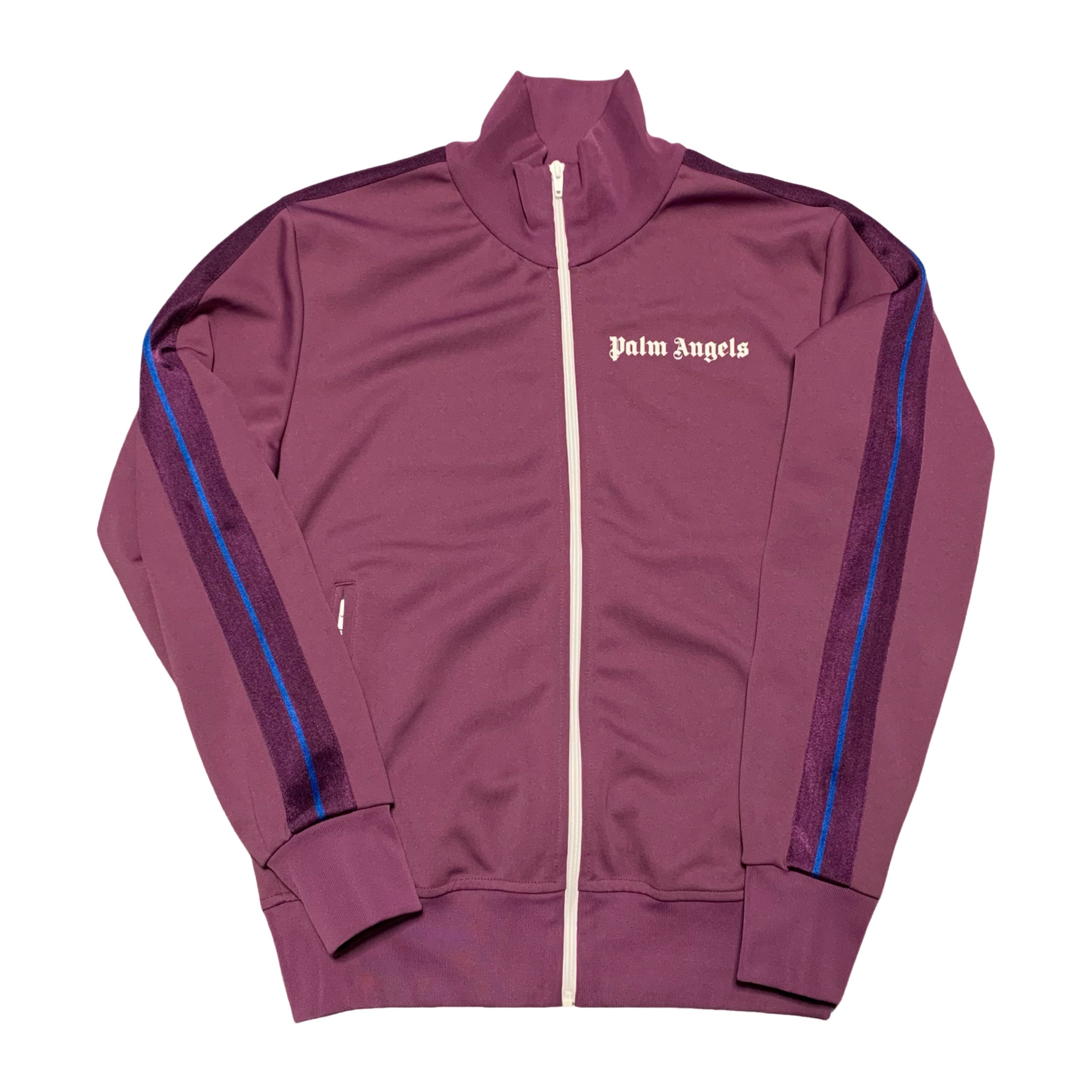 Palm Angels Medium Classic Purple Track Jacket Top