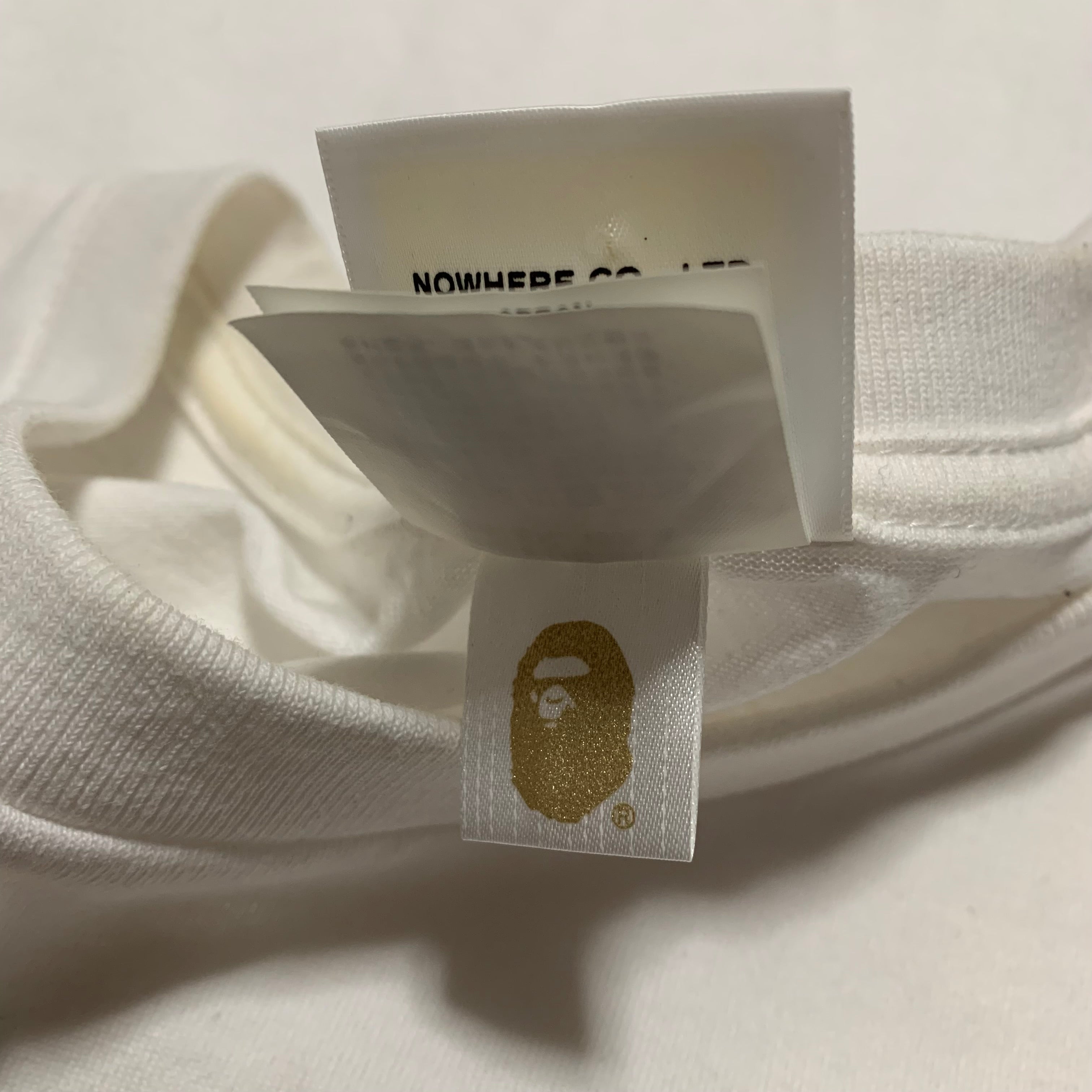 Bape Medium Baby Milo White Tee Valentines Day Exclusive