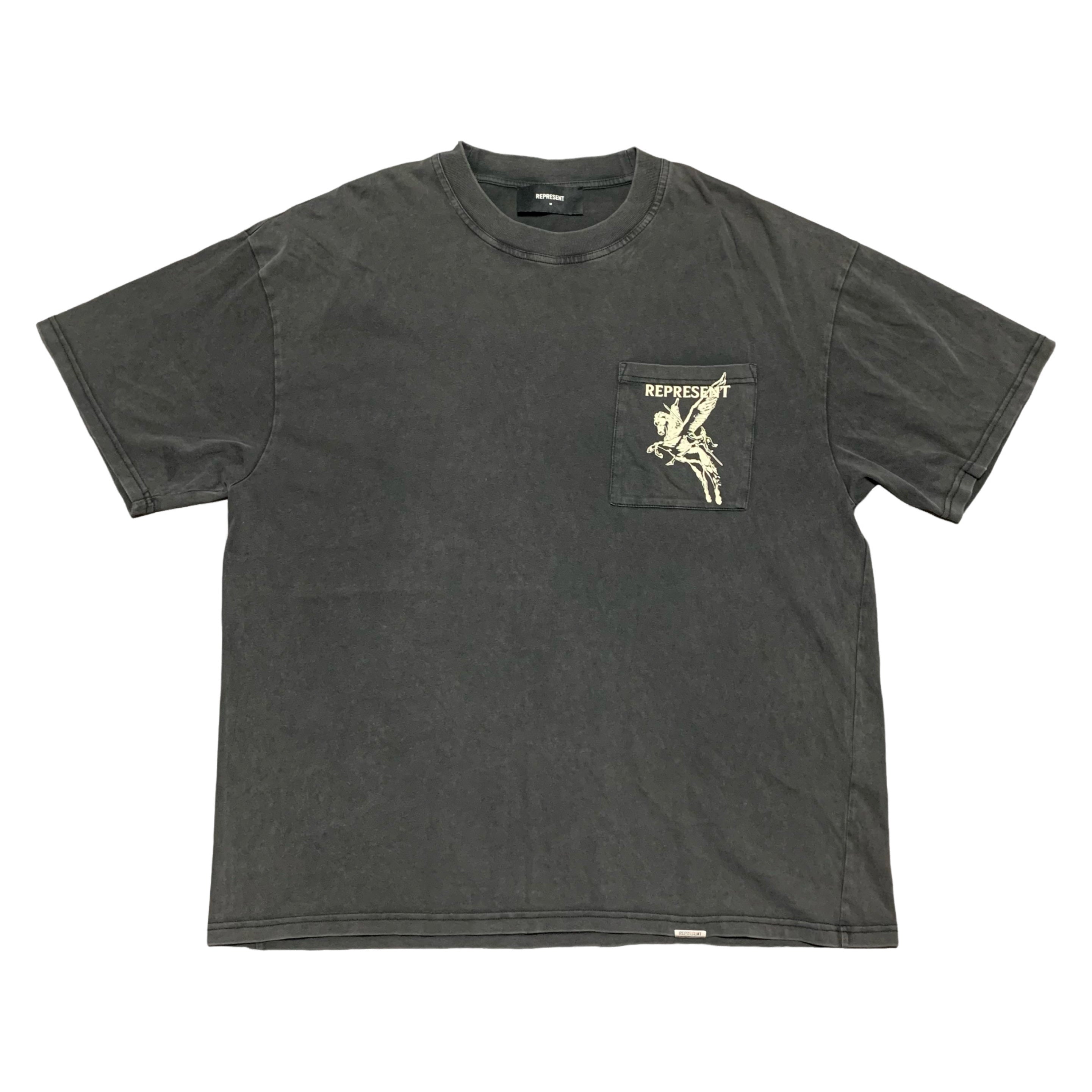 Represent Medium Mascot Vintage Grey Tee
