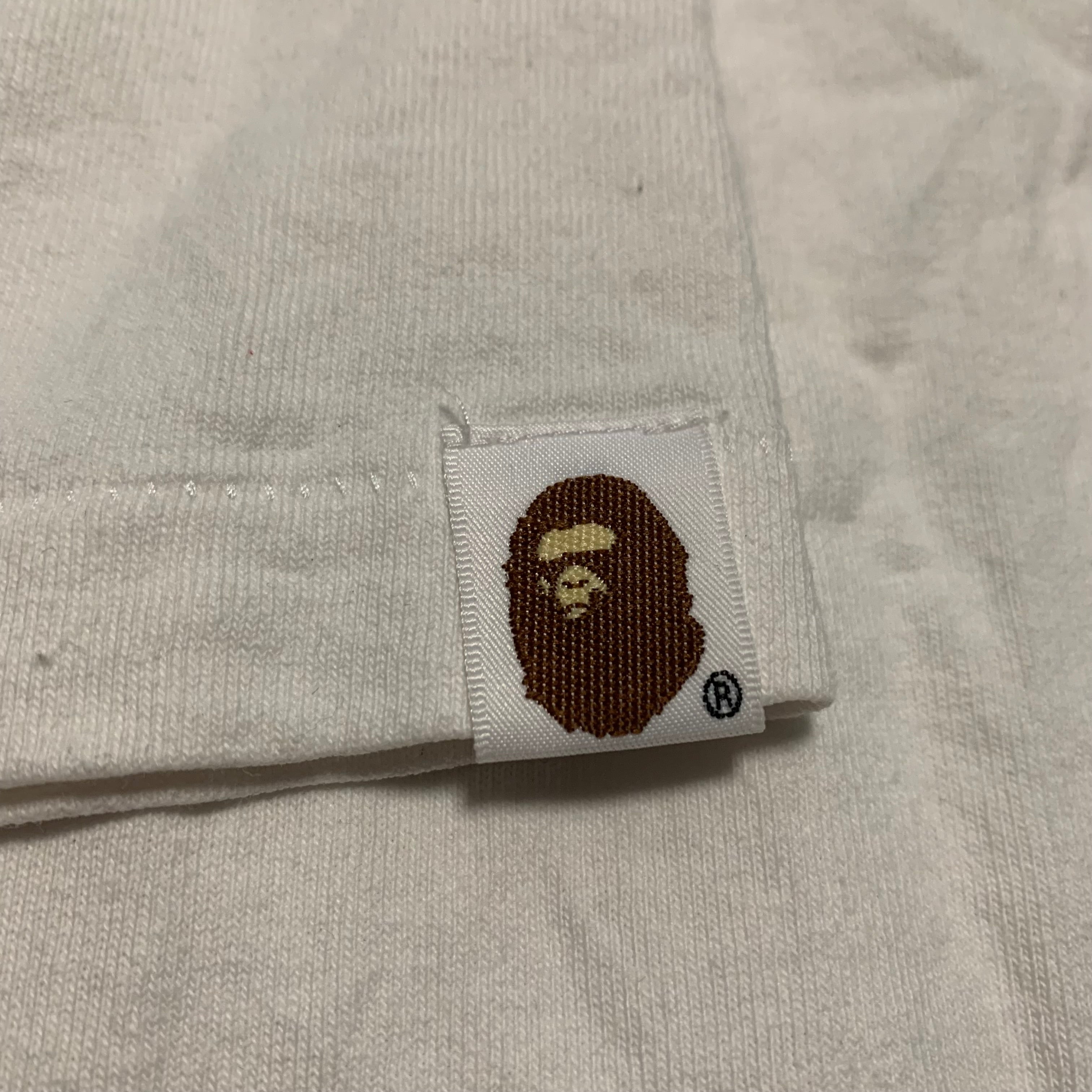 Bape XL College Japan Exclusive Japan Souvenir White Tee