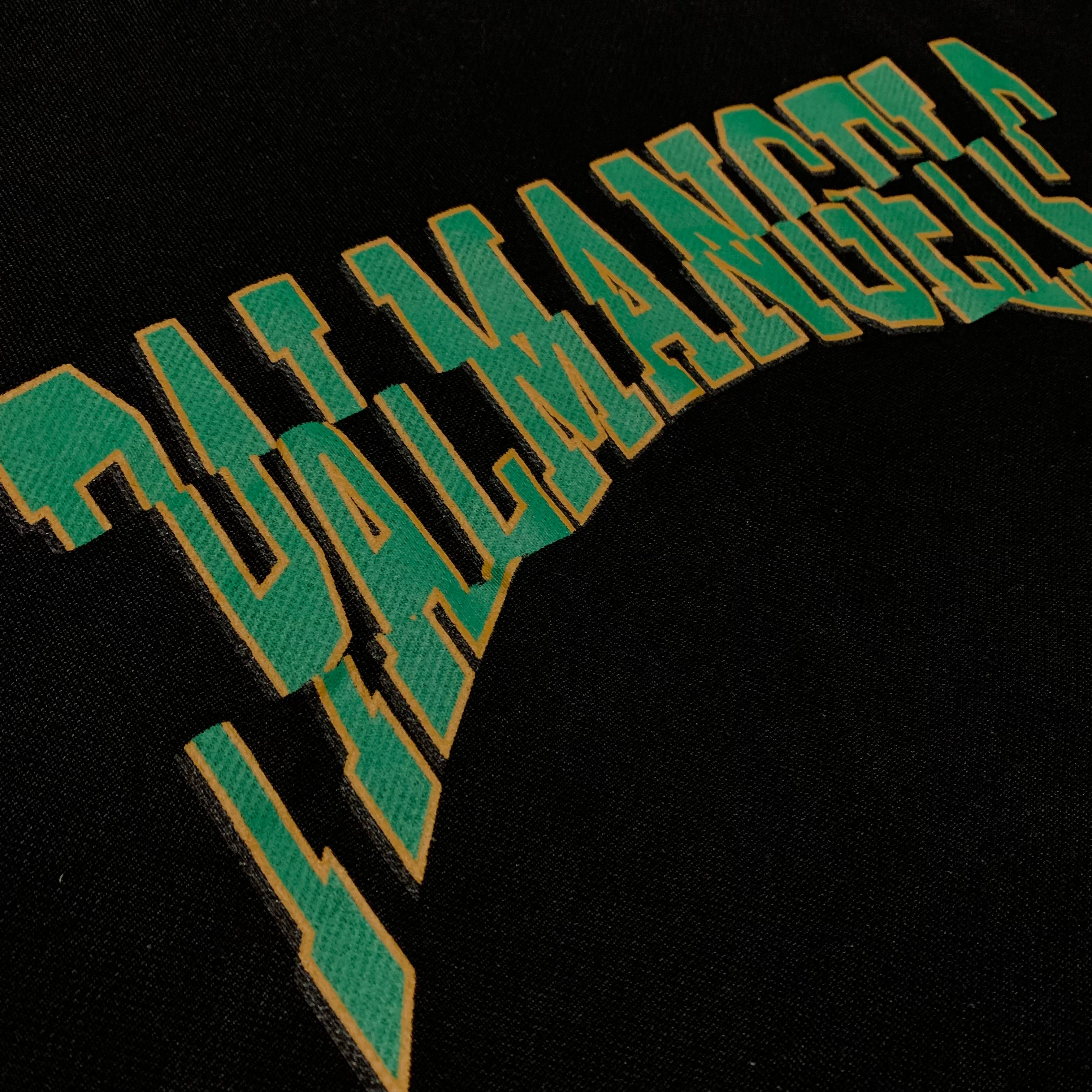 Palm Angels Large Broken Logo Black Sweatshirt Crewneck Virgil Abloh