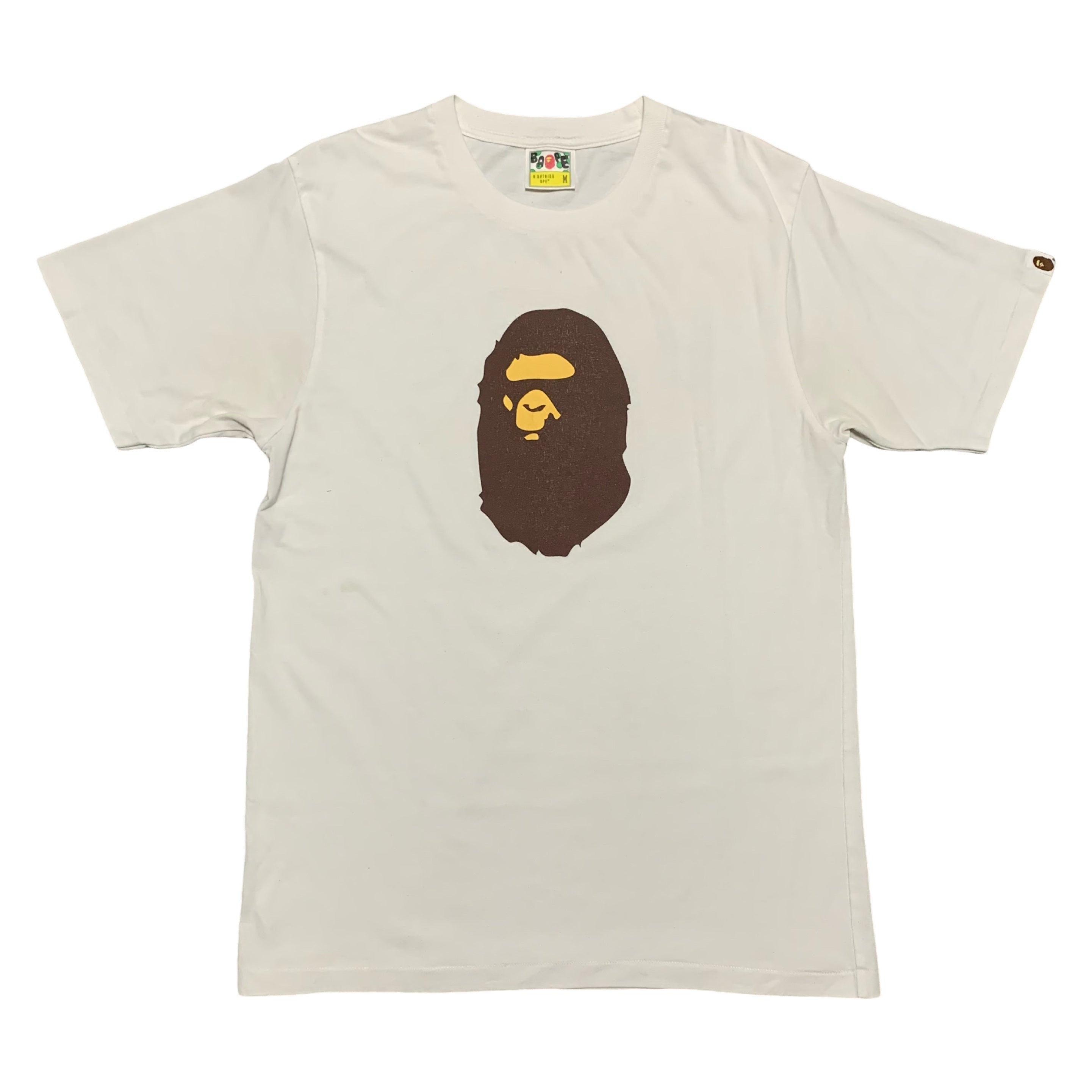 Bape Medium Big Ape Head White Tee