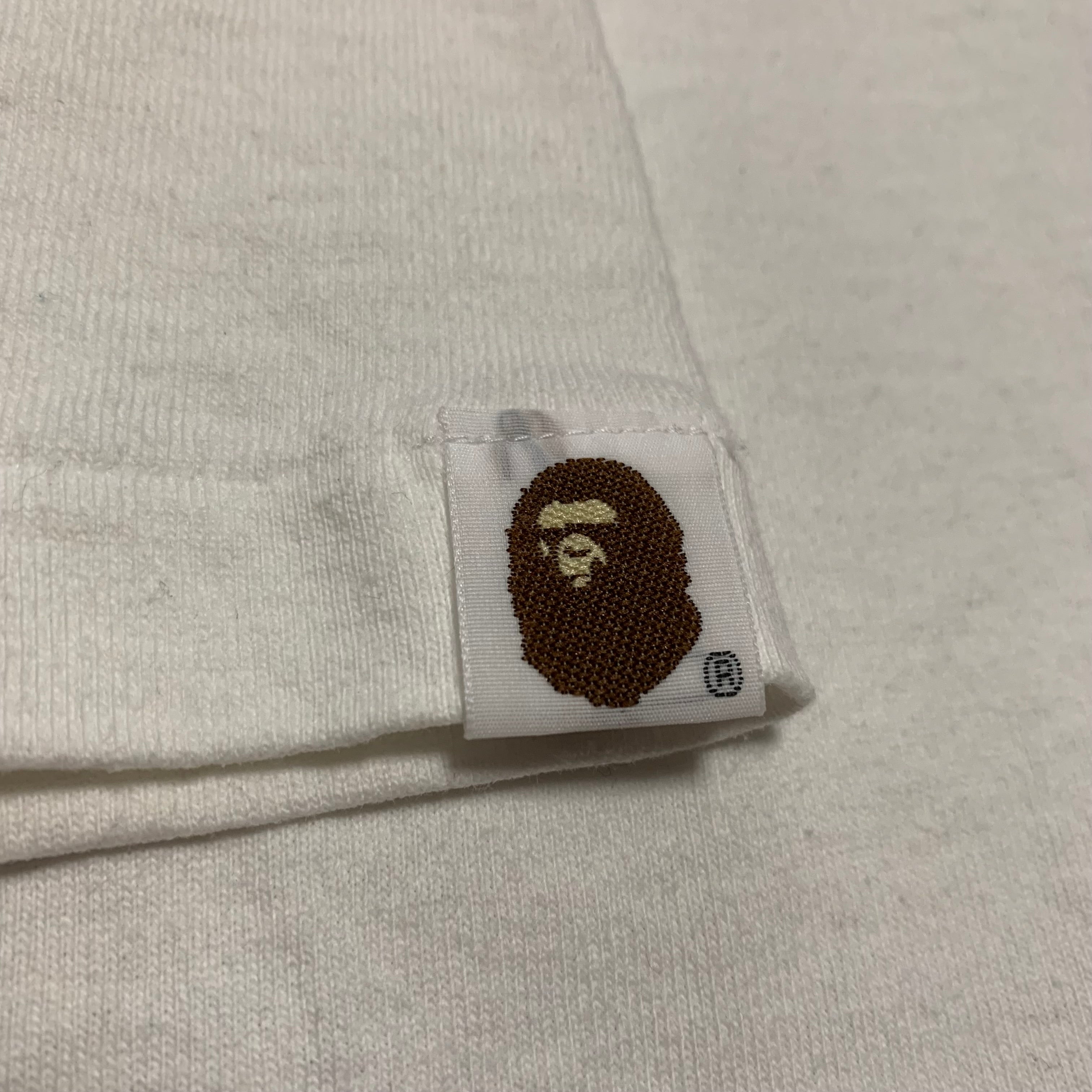 Bape Large 12th Anniversary Camo White Tee A Bathing Ape Vintage