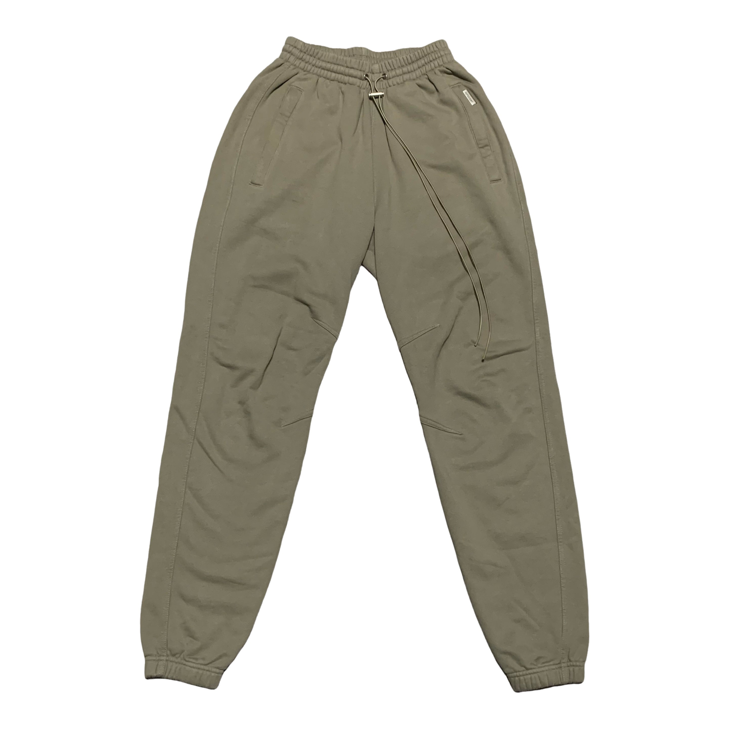 Represent XS Blanks Jogger Bottoms Beige Khaki Green