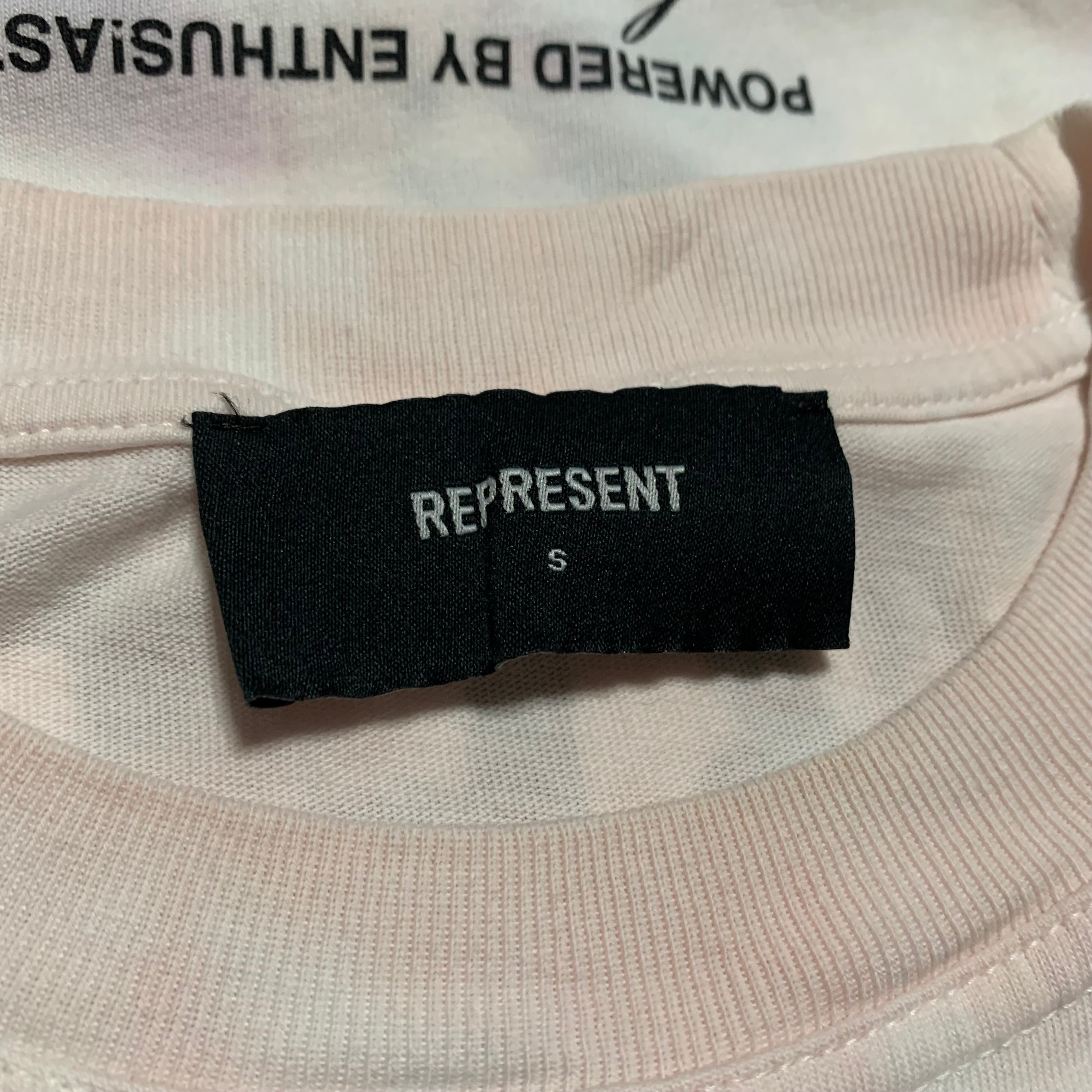 Represent Small Owners Club Tie Dye Flat White Tee