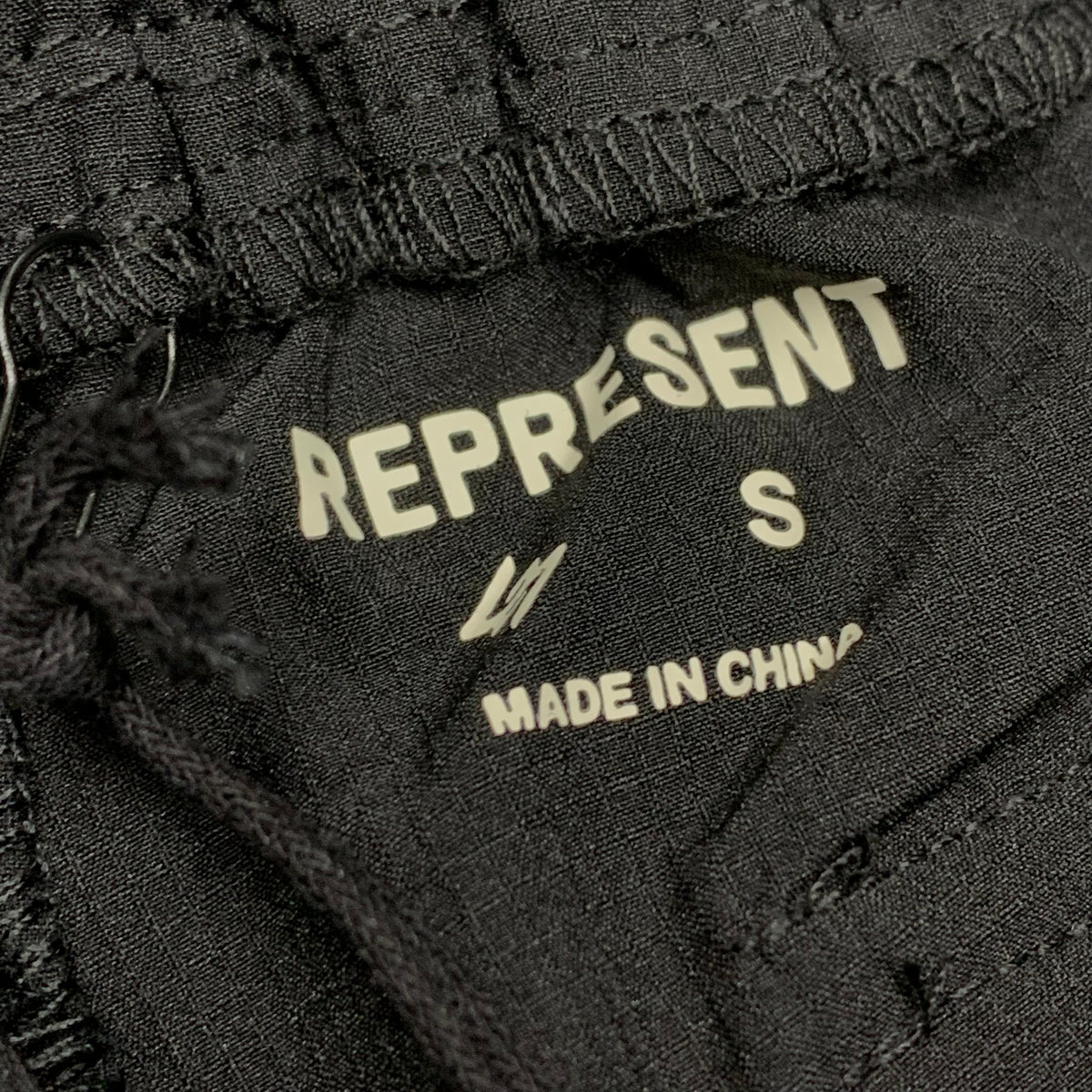 Represent Small Pants Black 247 Zip Pant Track Cargo Bottoms