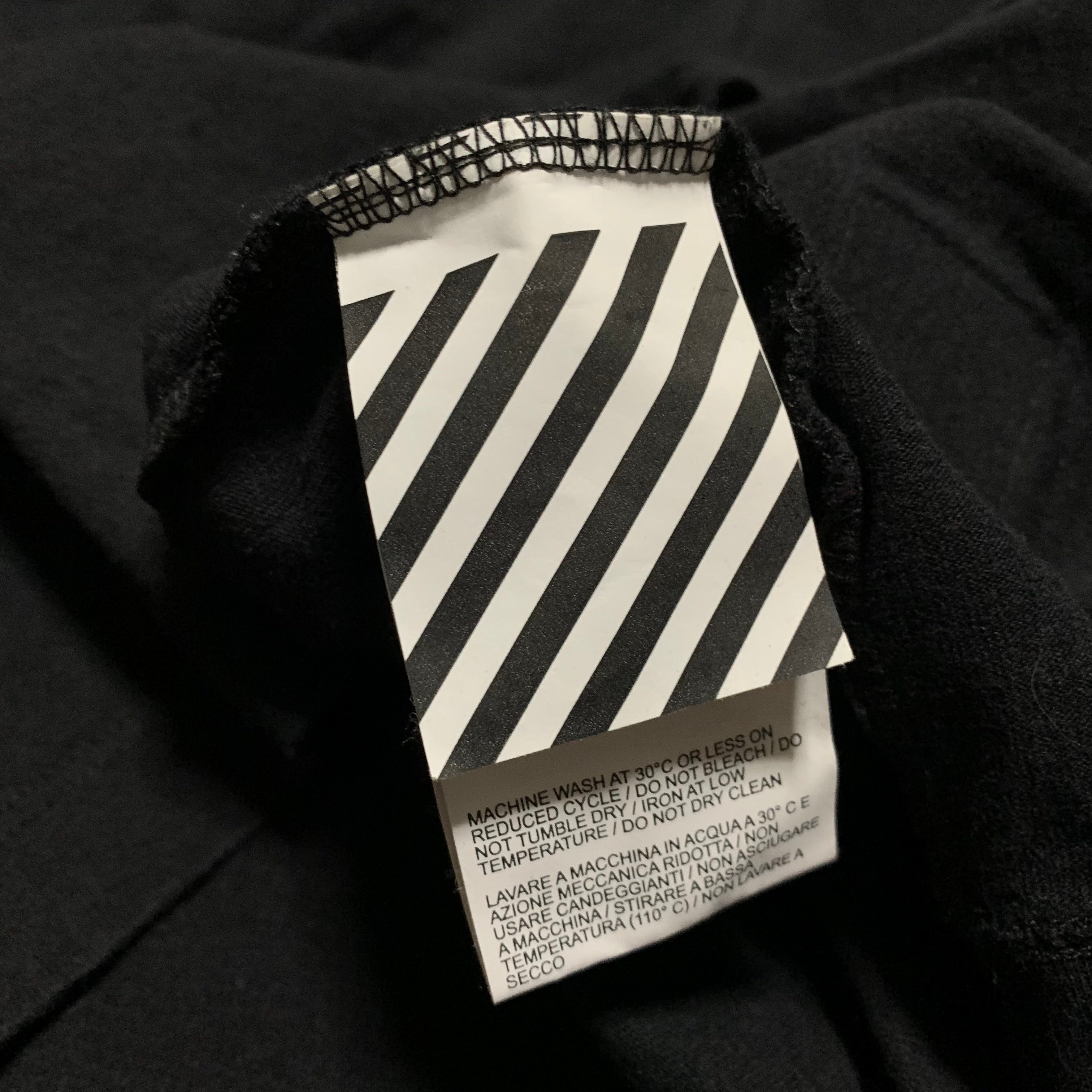 Off White Large Mariana De Silva Black Tee Virgil Abloh