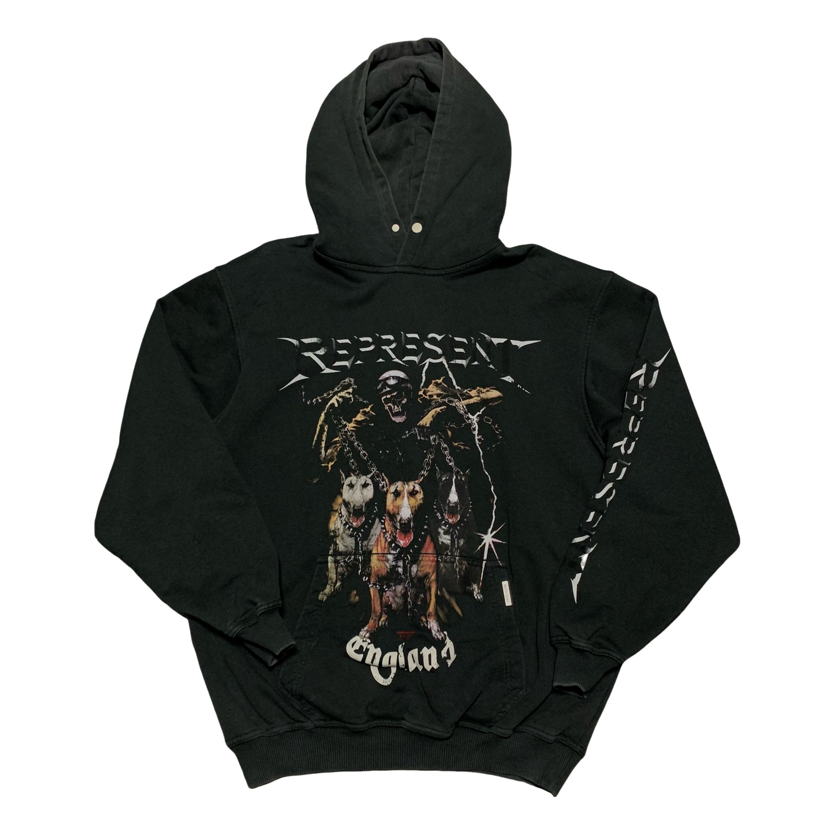 Represent XS Terrier Tension Vintage Black Hoodie
