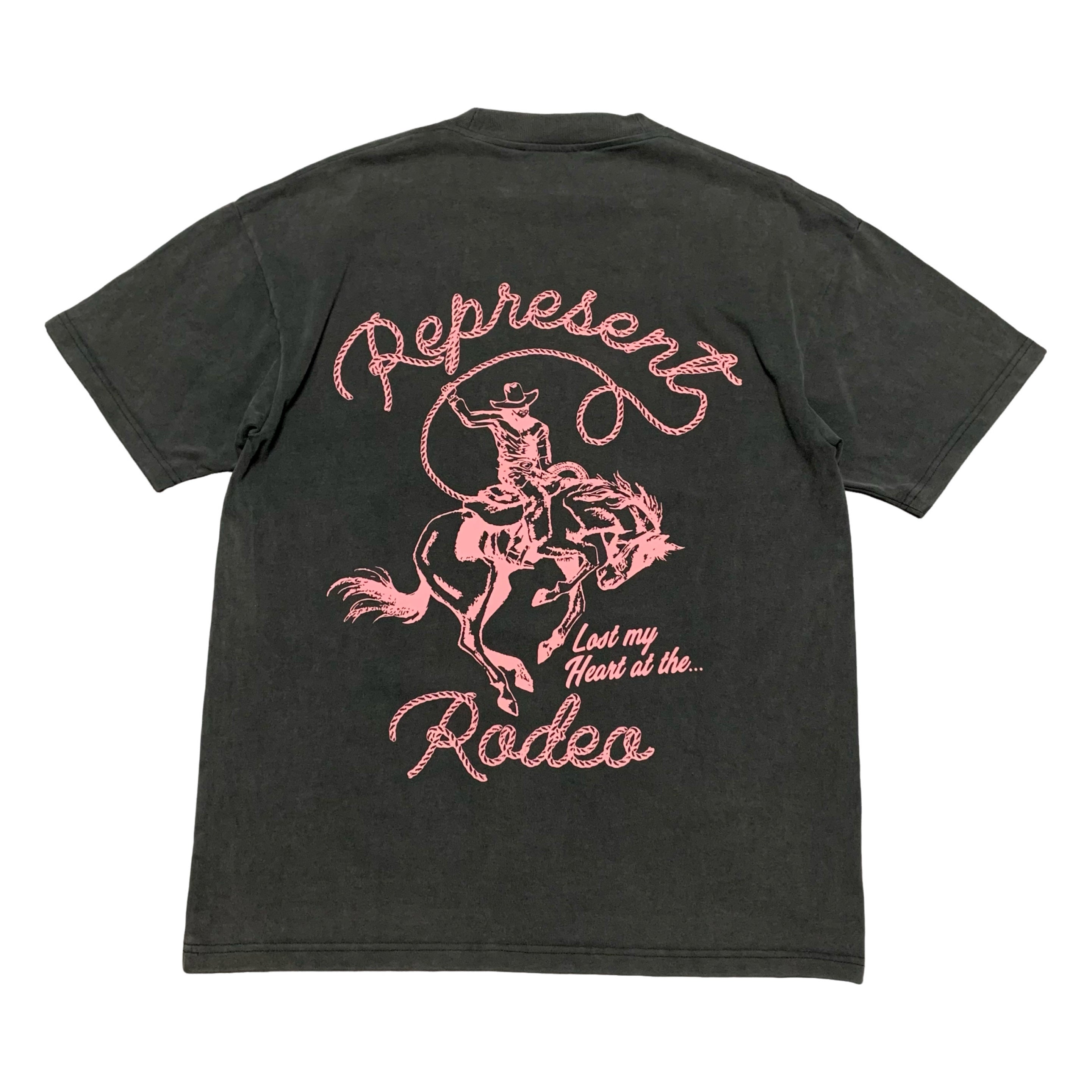 Represent XXS Chain Stitch Rodeo Vintage Grey Tee