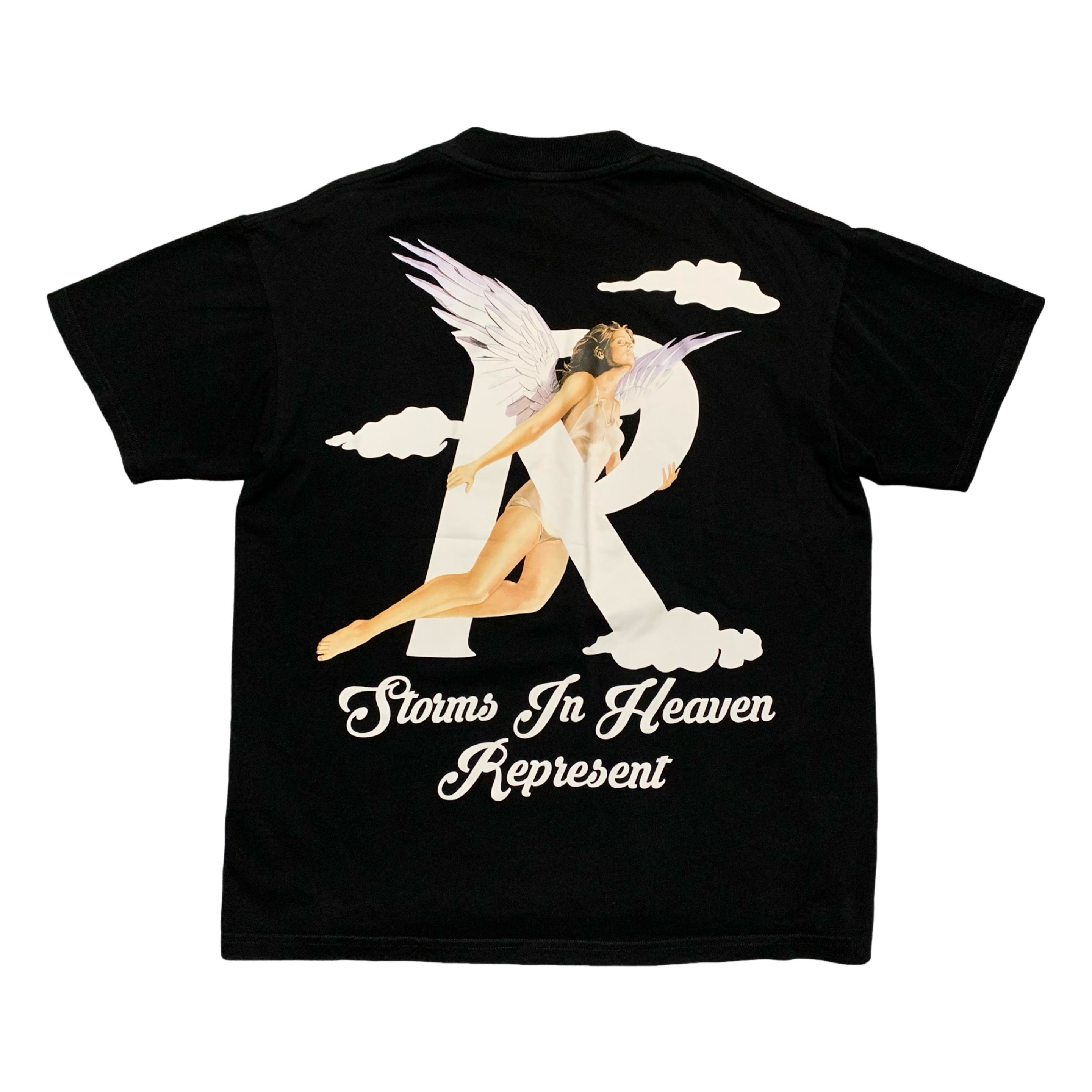 Represent Small Storms In Heaven Jet Black Tee