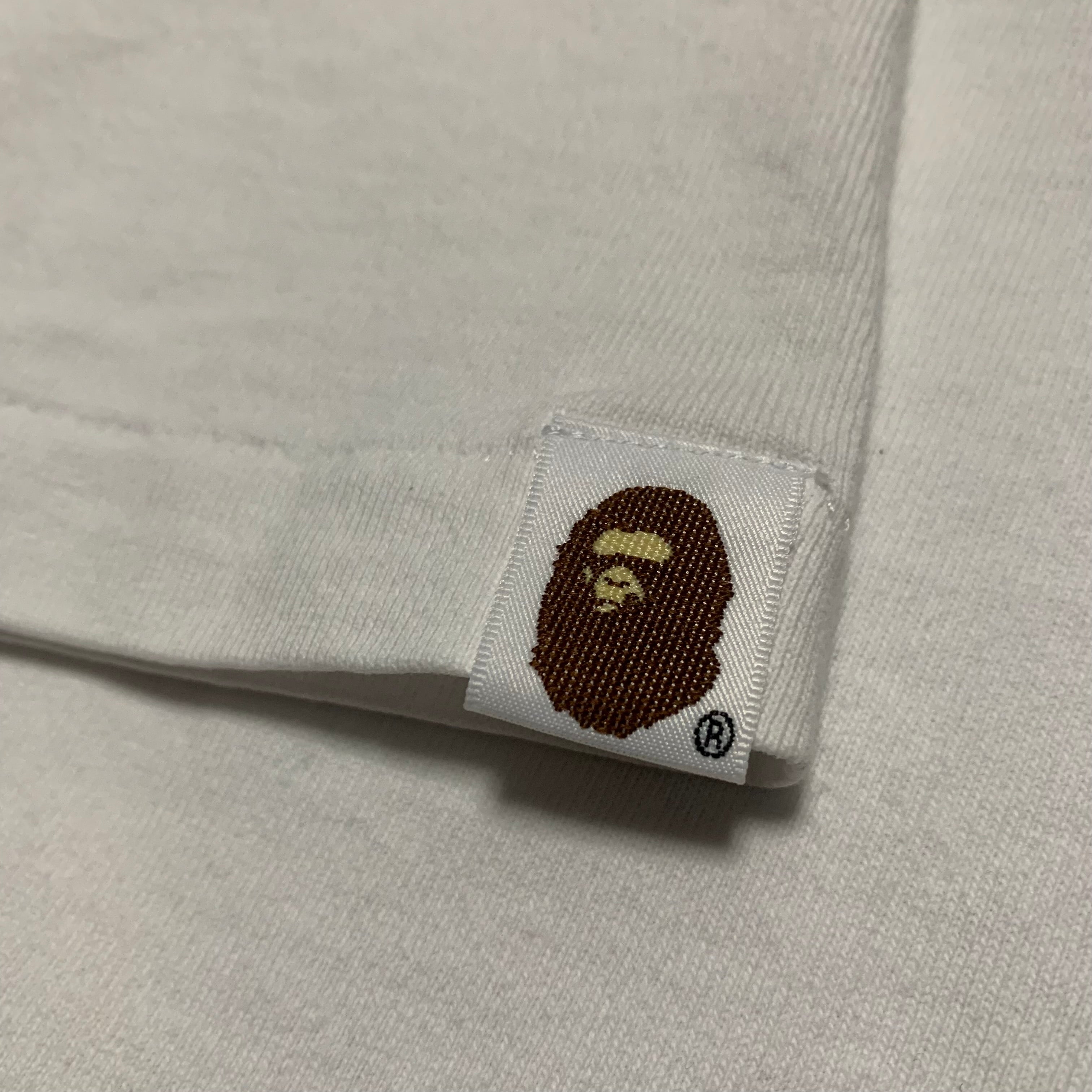 Bape Large Cotton Candy Ape Head White Tee A Bathing Ape