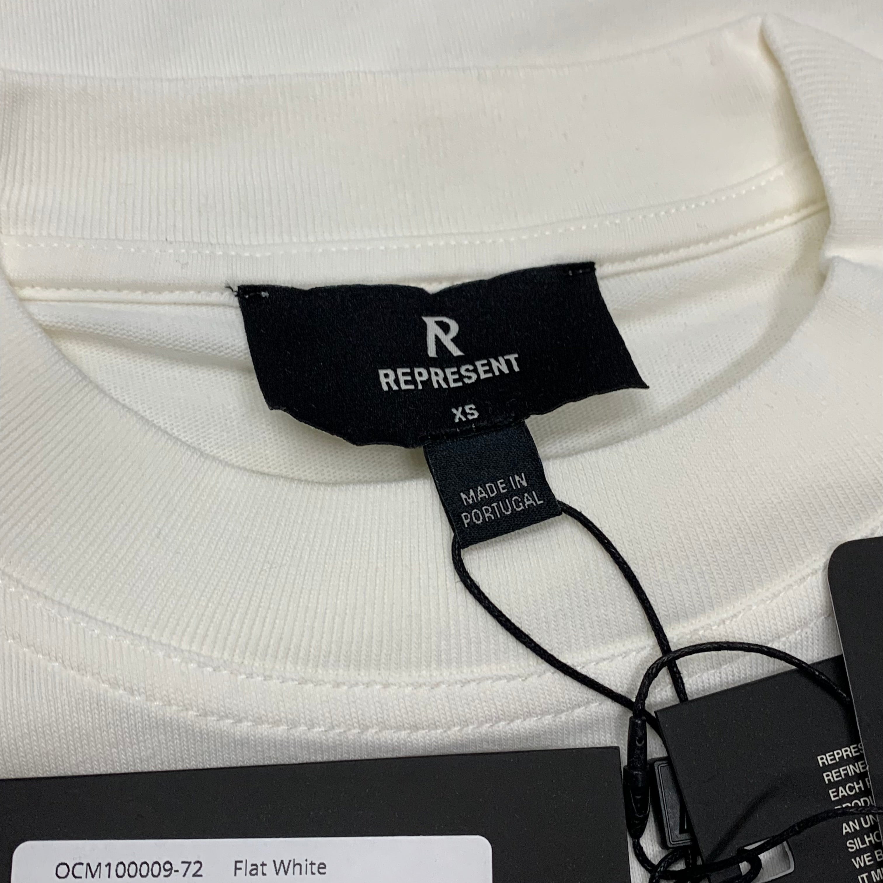 Represent XS Tee Oasis Owners Club Flat White T-Shirt
