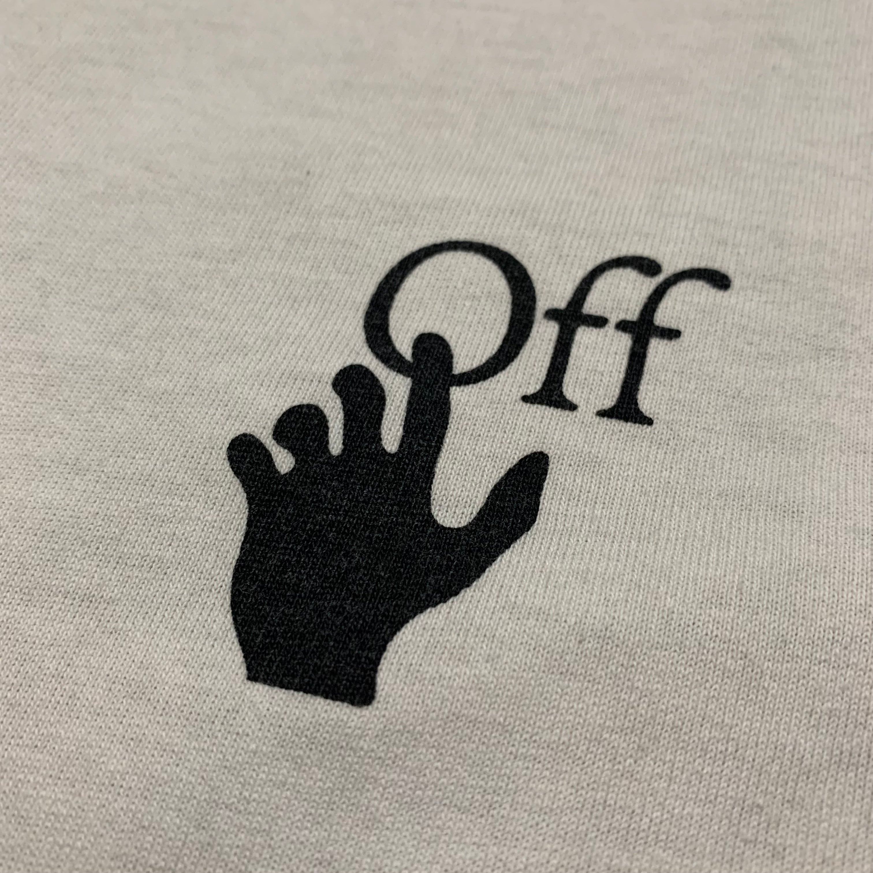 Off White Medium Arrows Degrade White Tee Virgil Abloh