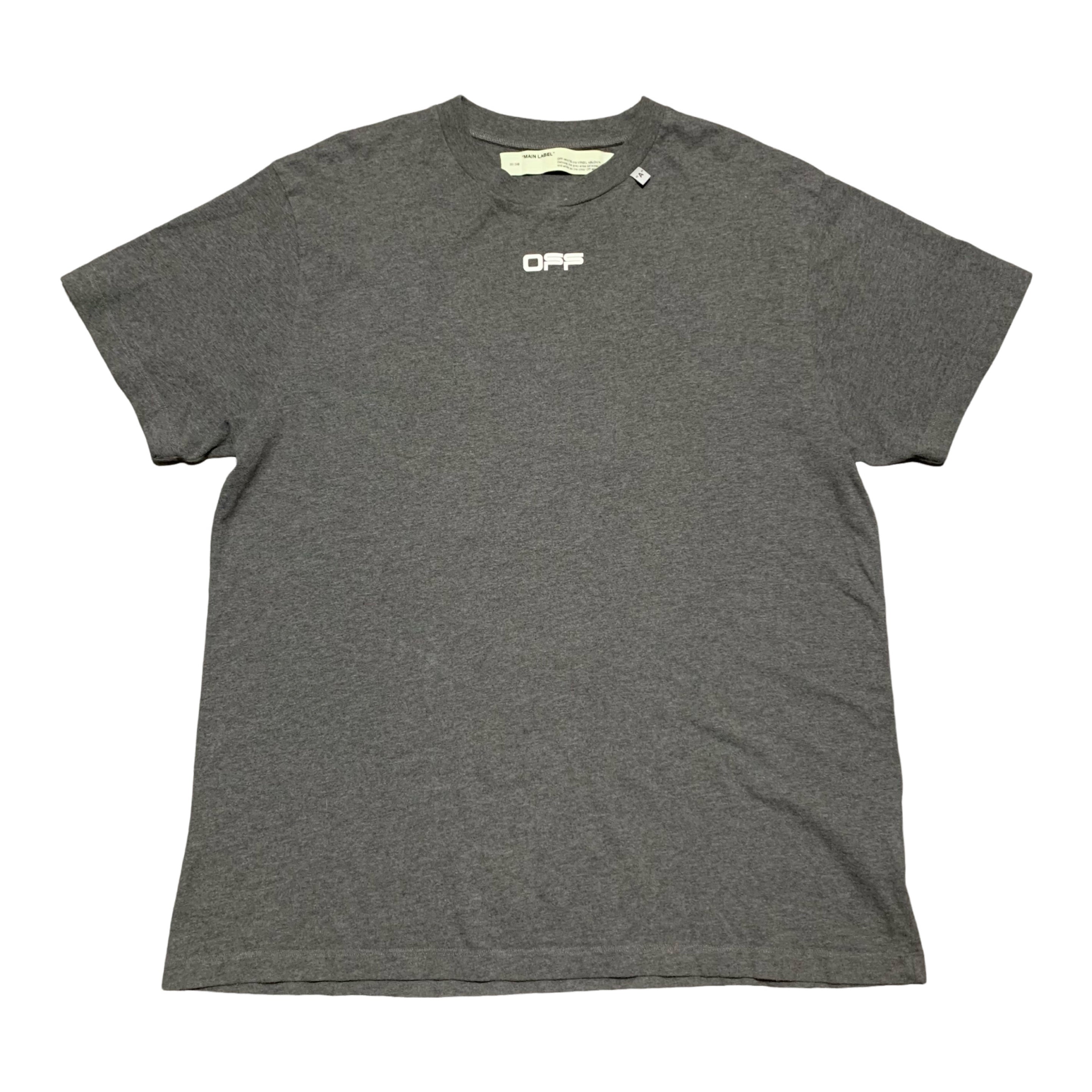Off White XL Off Graphic Grey Tee Virgil Abloh 2020