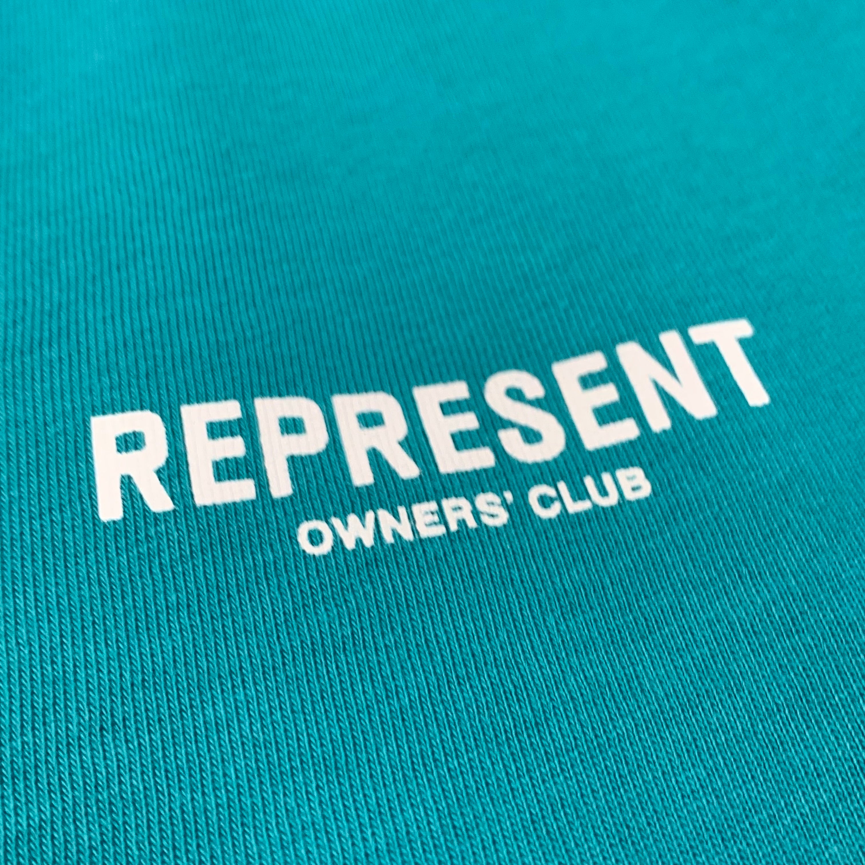Represent Medium Tee Owners Club Teal T-Shirt