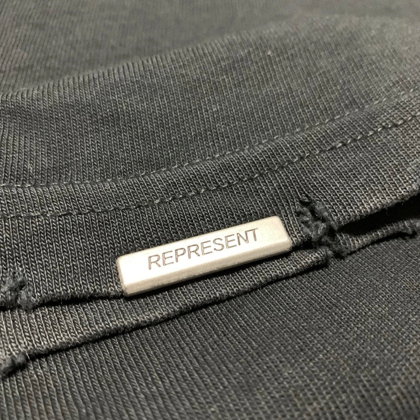 Represent XS England Graphic Vintage Black Tee