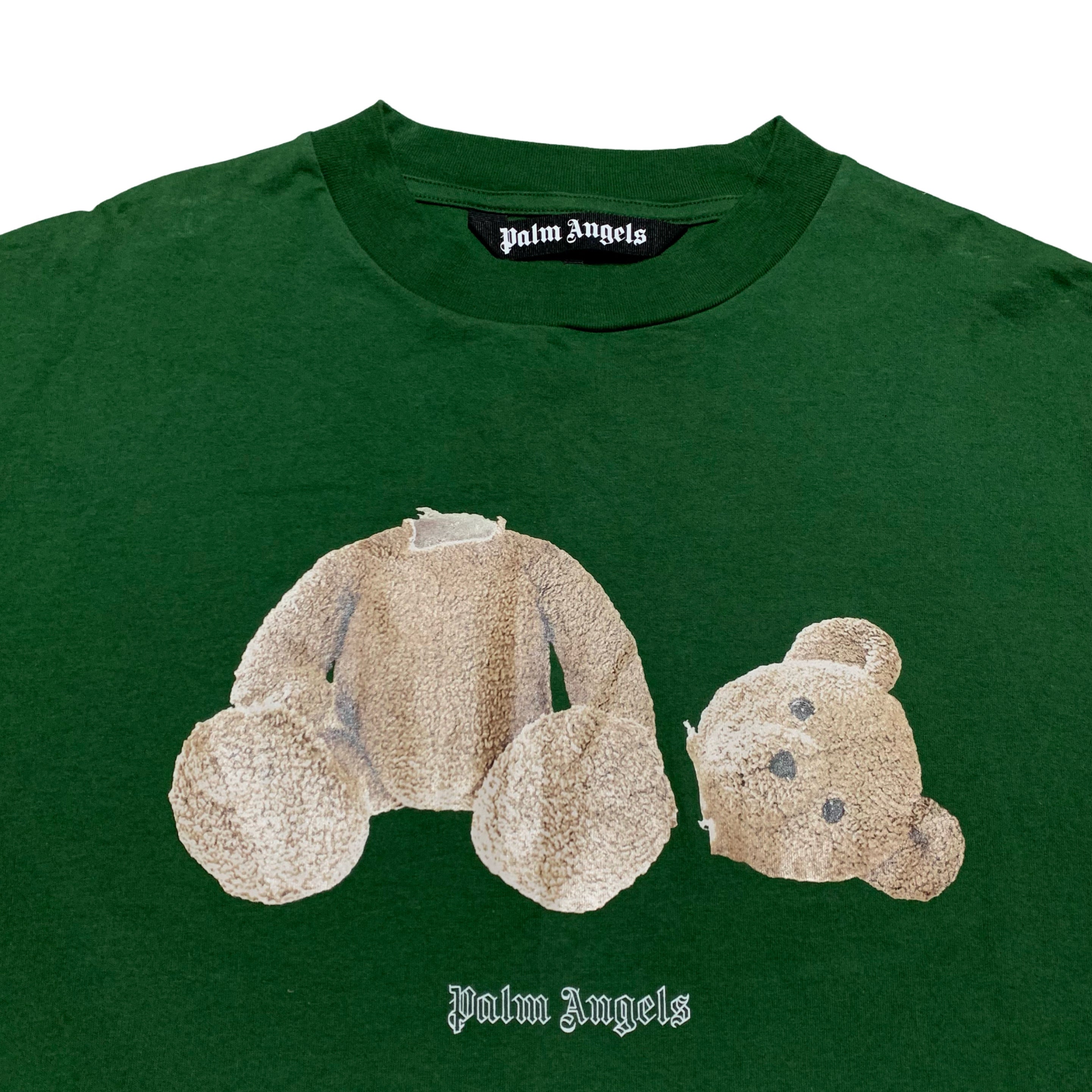 Palm Angels XL End Bear Rose Green Tee (Limited Edition)