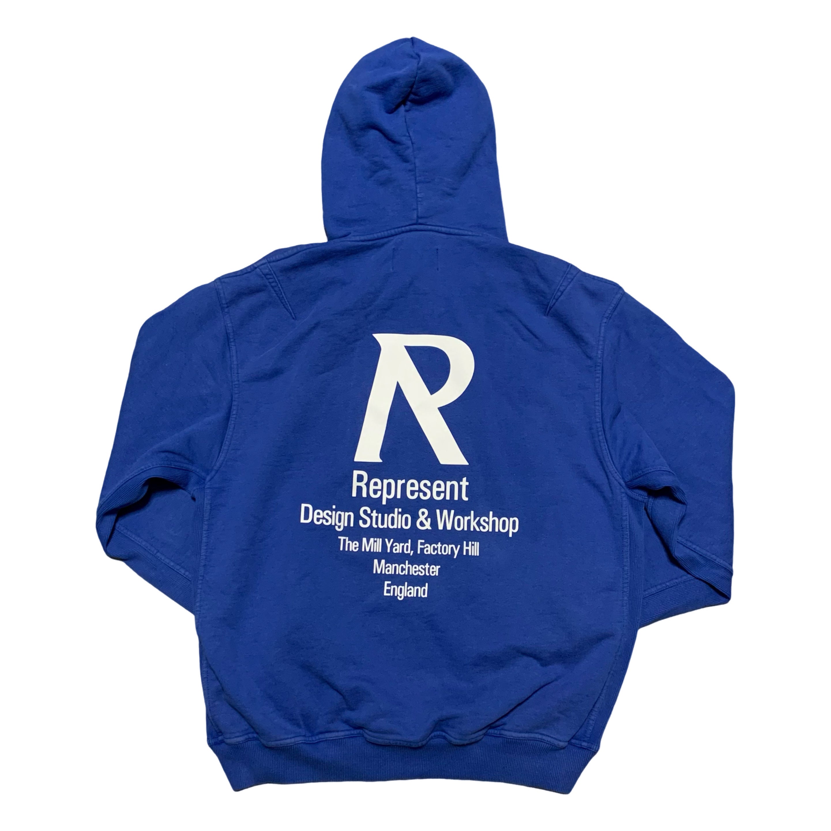 Represent Medium Design & Studio Workshop Blue Hoodie